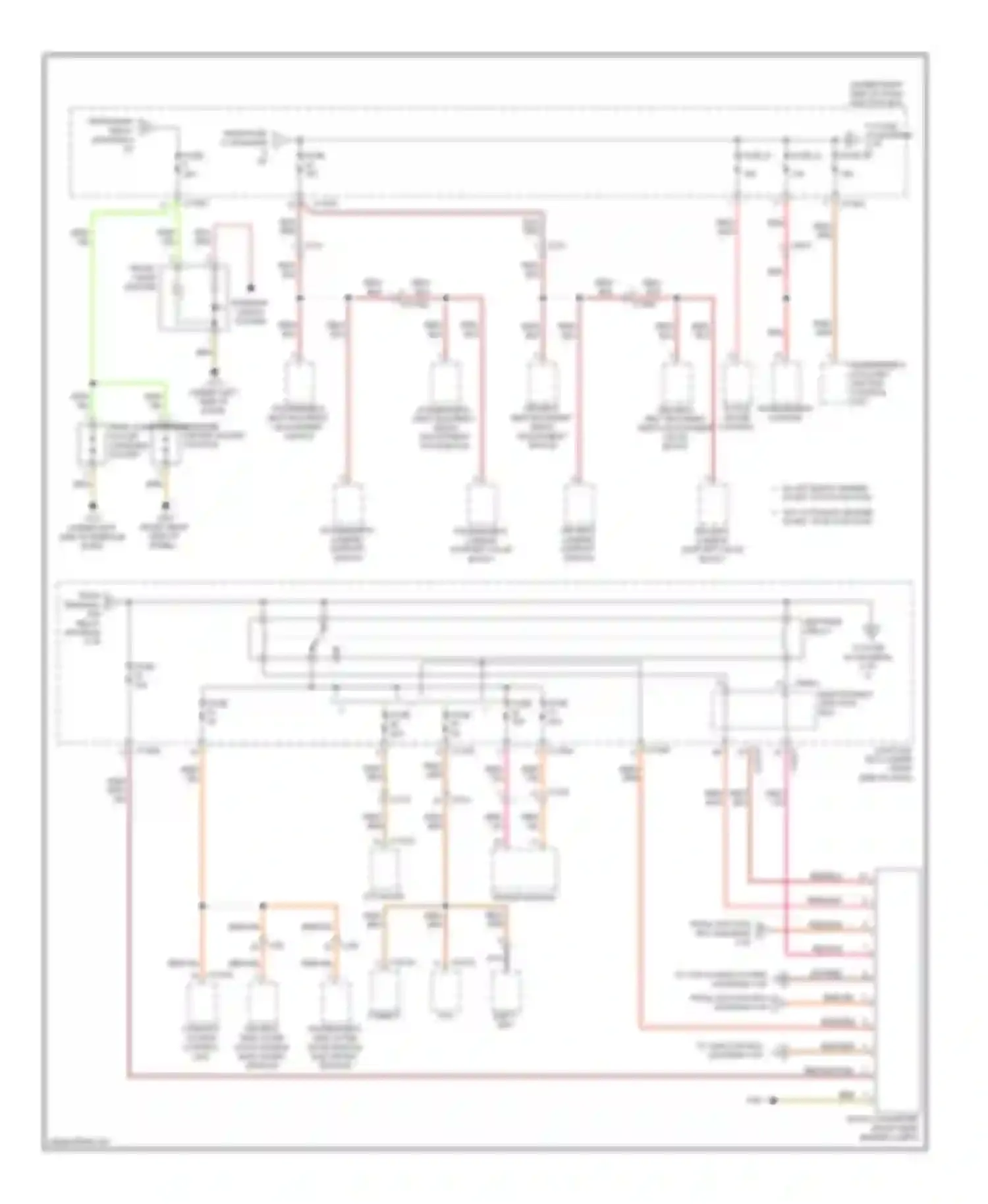 Wiring diagram fuse 21 for BMW 1 series F20/F21 (2011-2015)