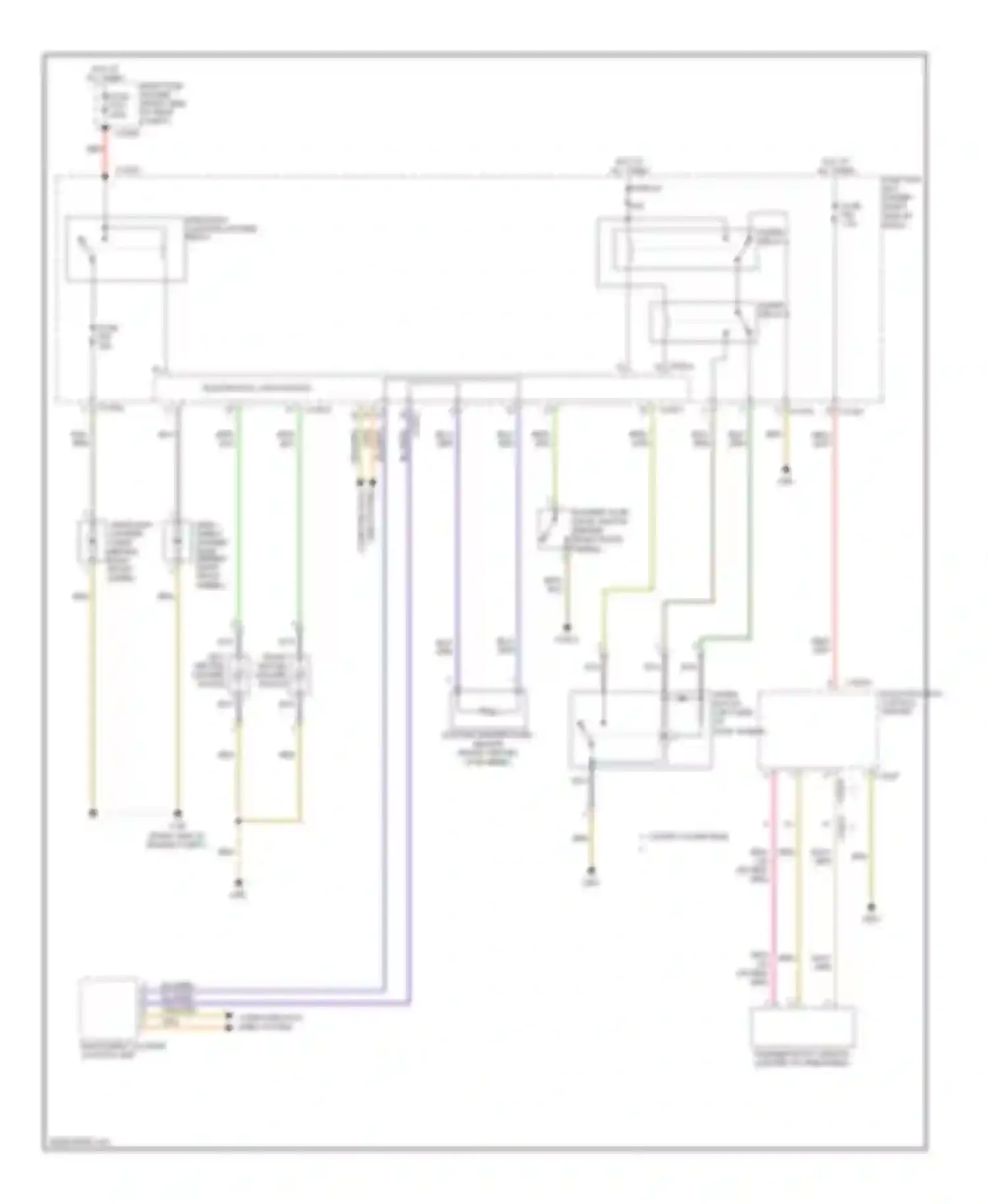 Wiring diagram wind- shield washer pump for BMW 1 series F20/F21 (2011-2015) (1 of 1)