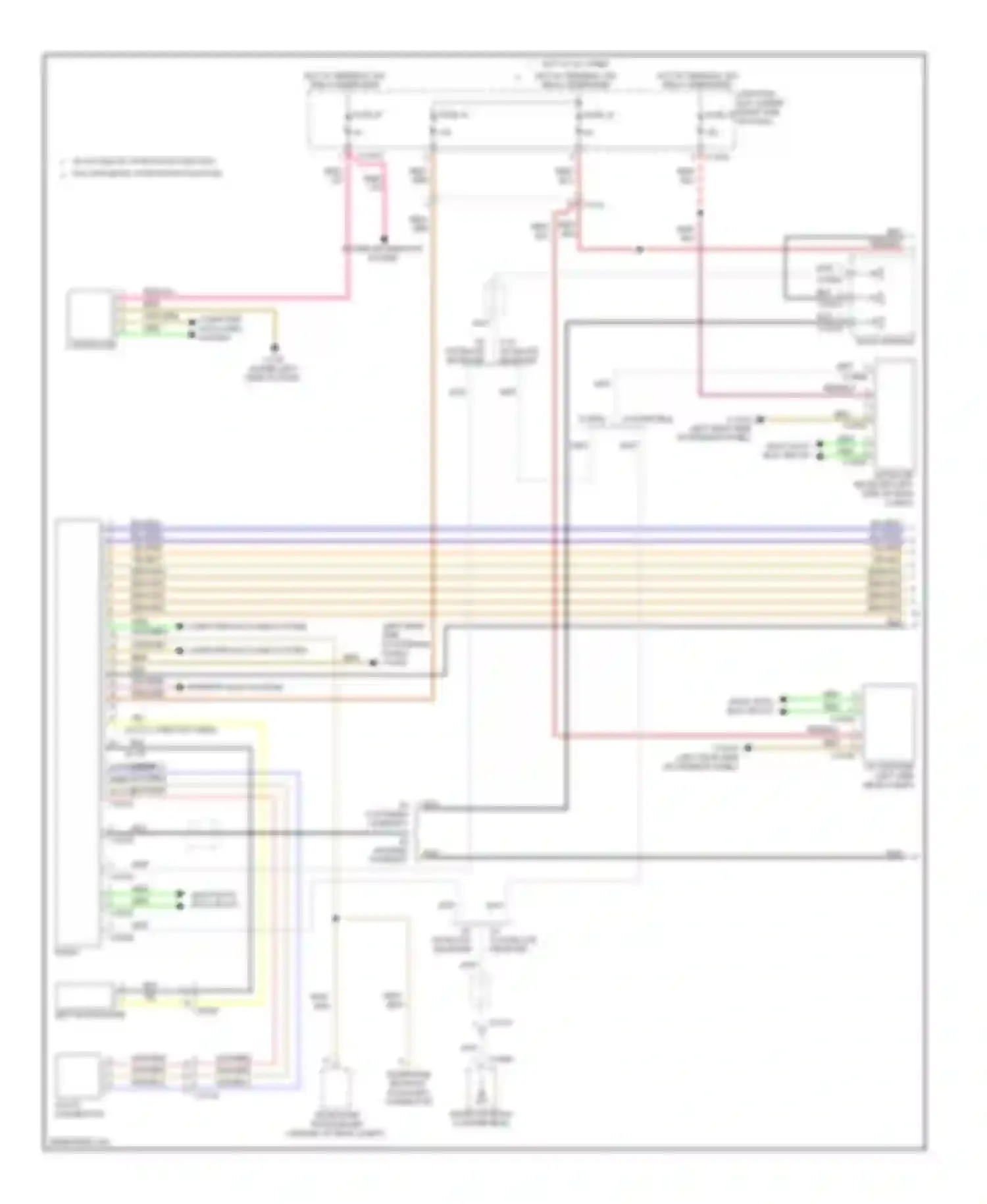 Wiring diagram w/o satellite satellite receiver receiver for BMW 1 series F20/F21 (2011-2015) (1 of 1)