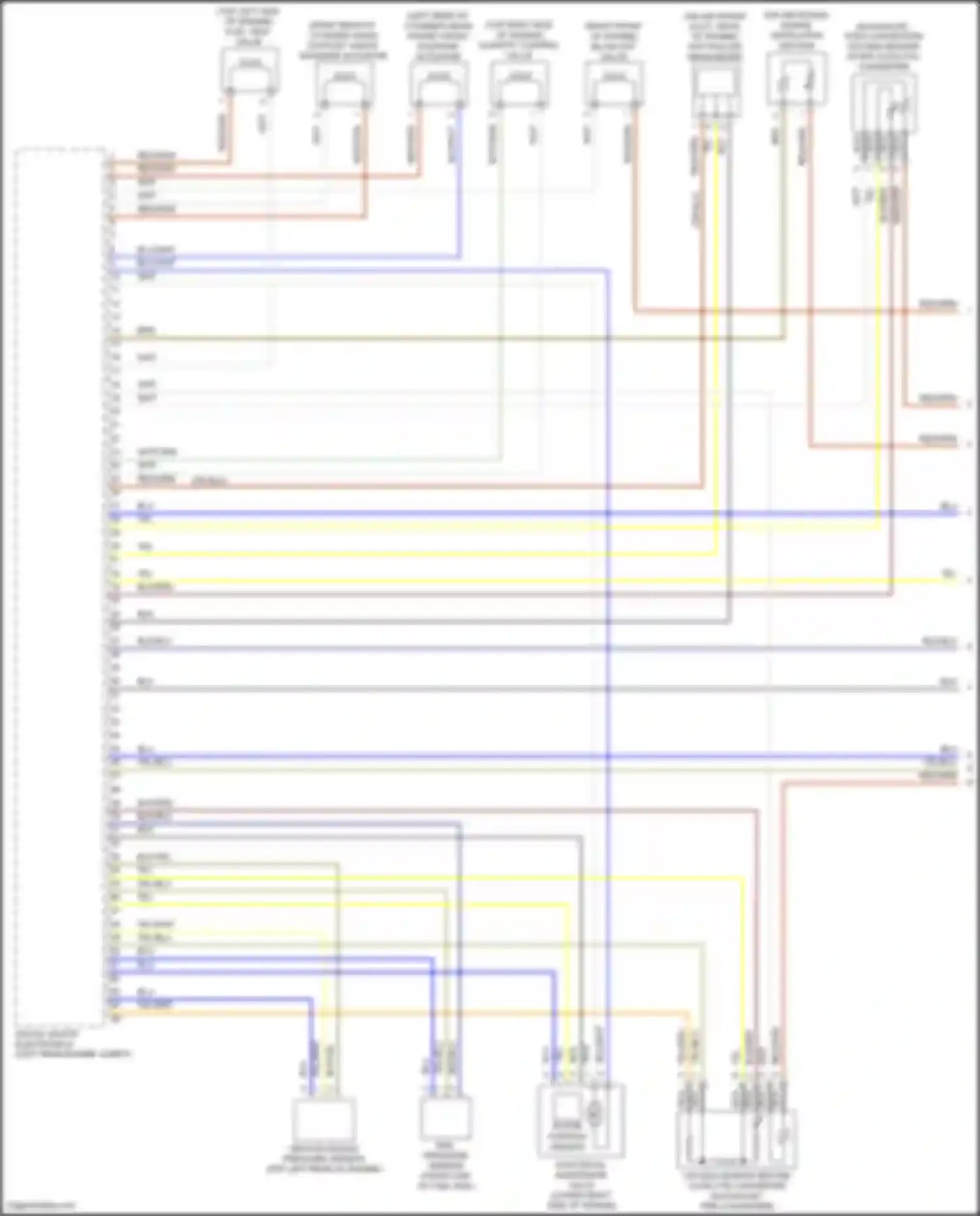 Car Wiring Diagrams for 2 series Gran Coupe BMW F44 (2019-2024): Wiring diagram engine performance 2.0l turbo (1 of 6)