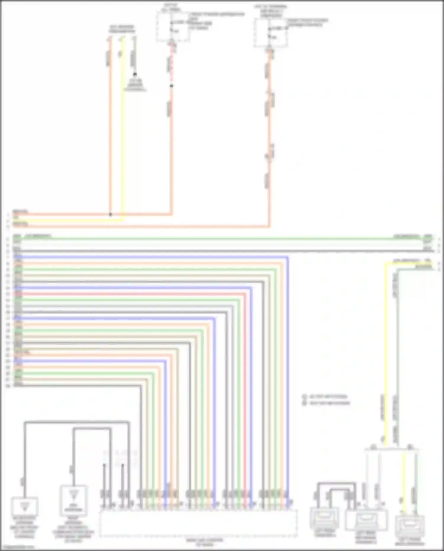 Car Wiring Diagrams for 2 series Gran Coupe BMW F44 (2019-2024): Receiver audio module circuit, high level (5 of 6)