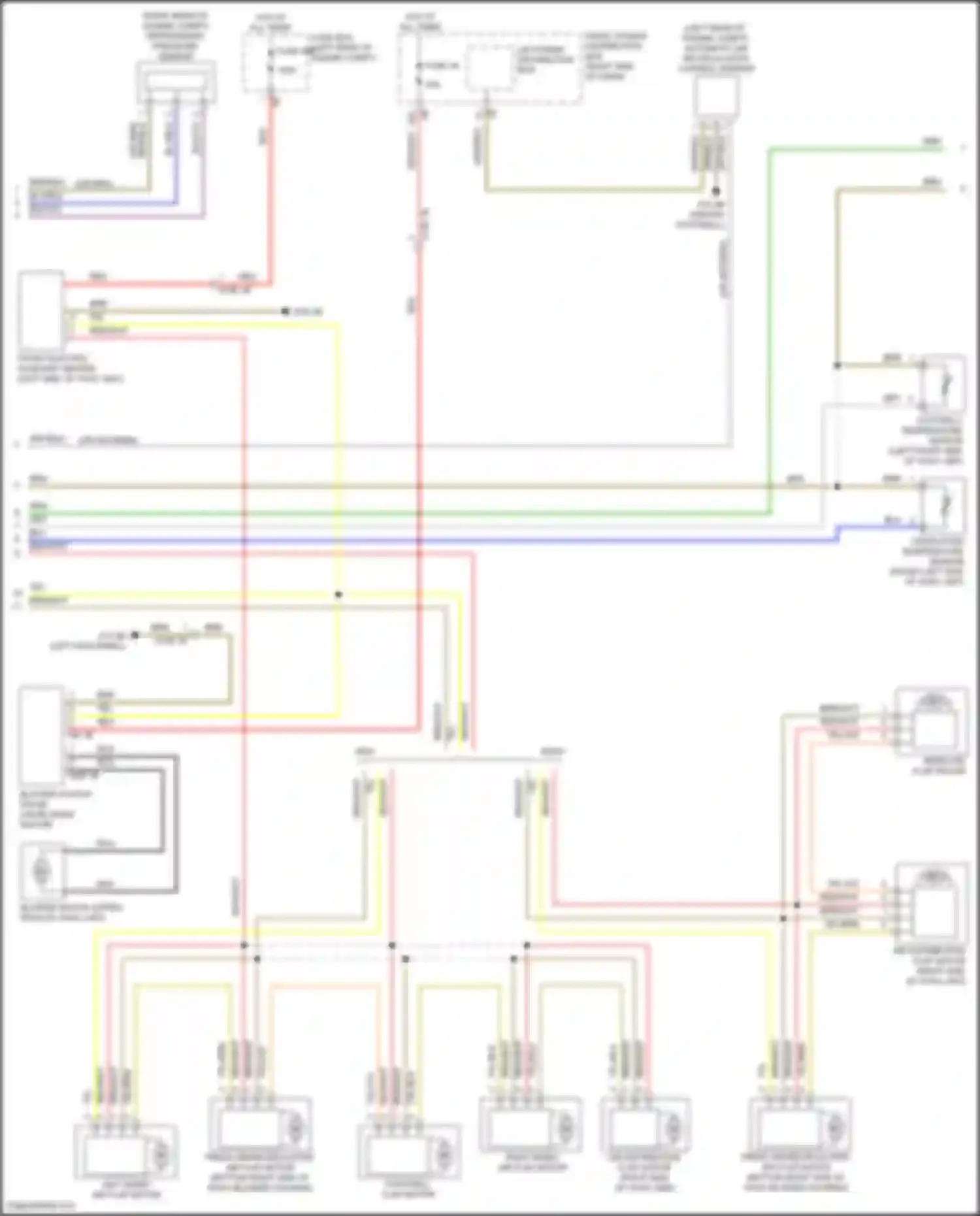 Wiring diagram blower output stage for BMW 2 series Gran Coupe F44 (2019-2024) (1 of 3)