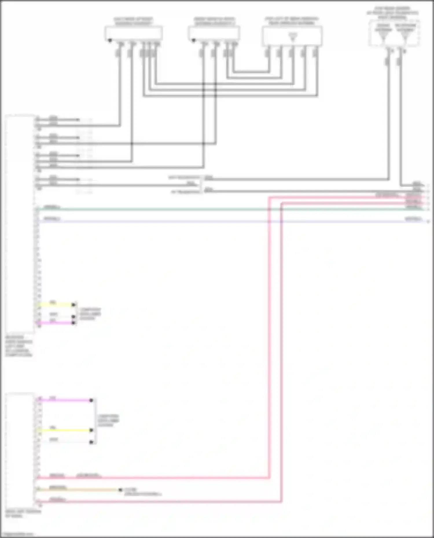 Wiring diagram computer data lines system for BMW 2 series Gran Coupe F44 (2019-2024) (24 of 85)
