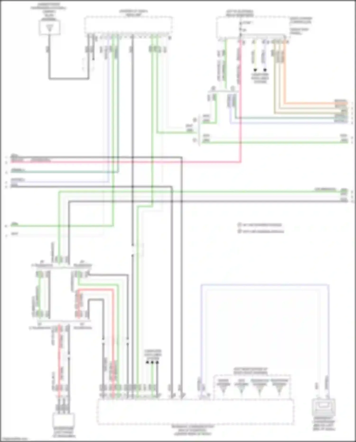 Wiring diagram computer data lines system for BMW 2 series Gran Coupe F44 (2019-2024) (26 of 85)