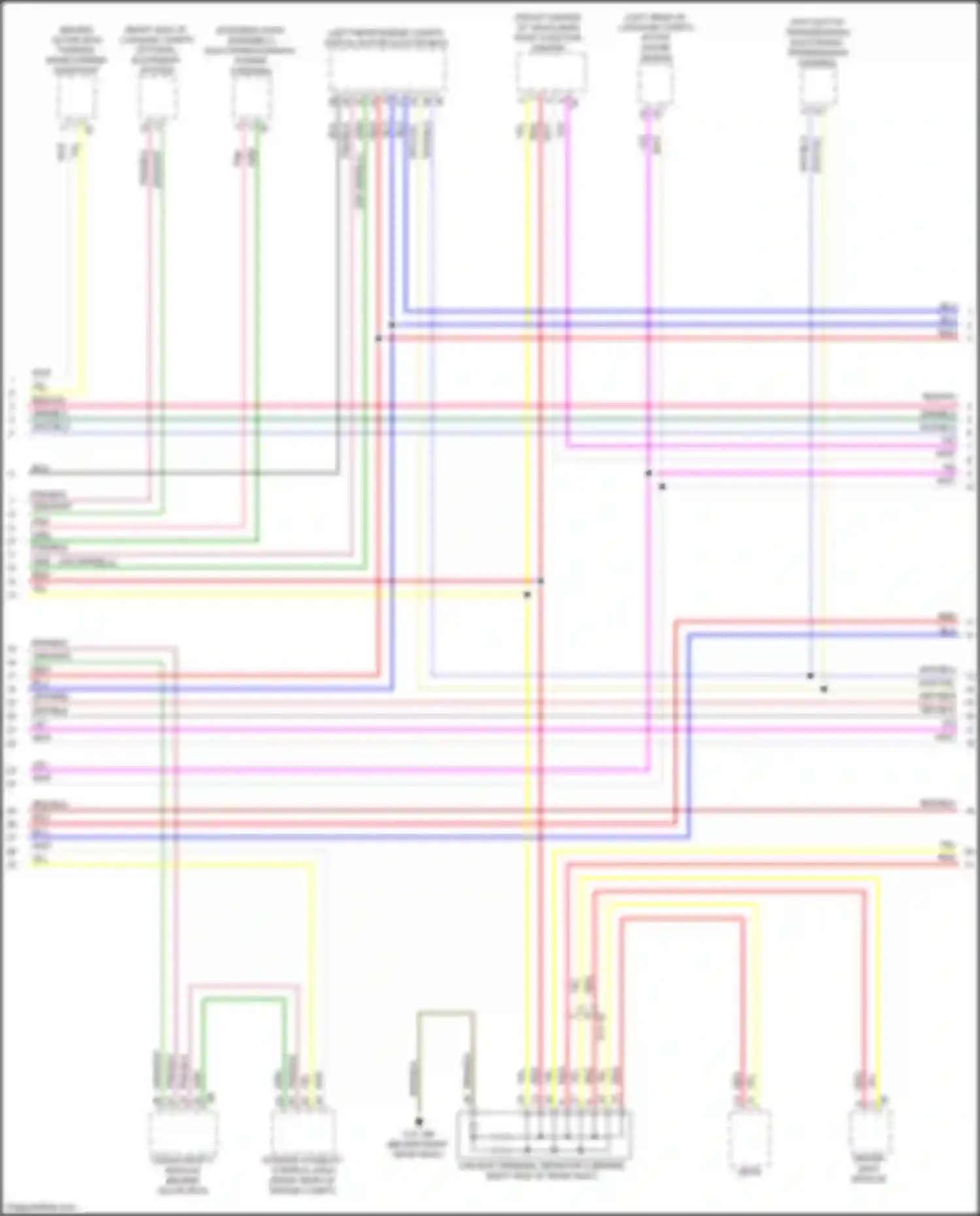 Wiring diagram crash safety module for BMW 2 series Gran Coupe F44 (2019-2024) (2 of 5)