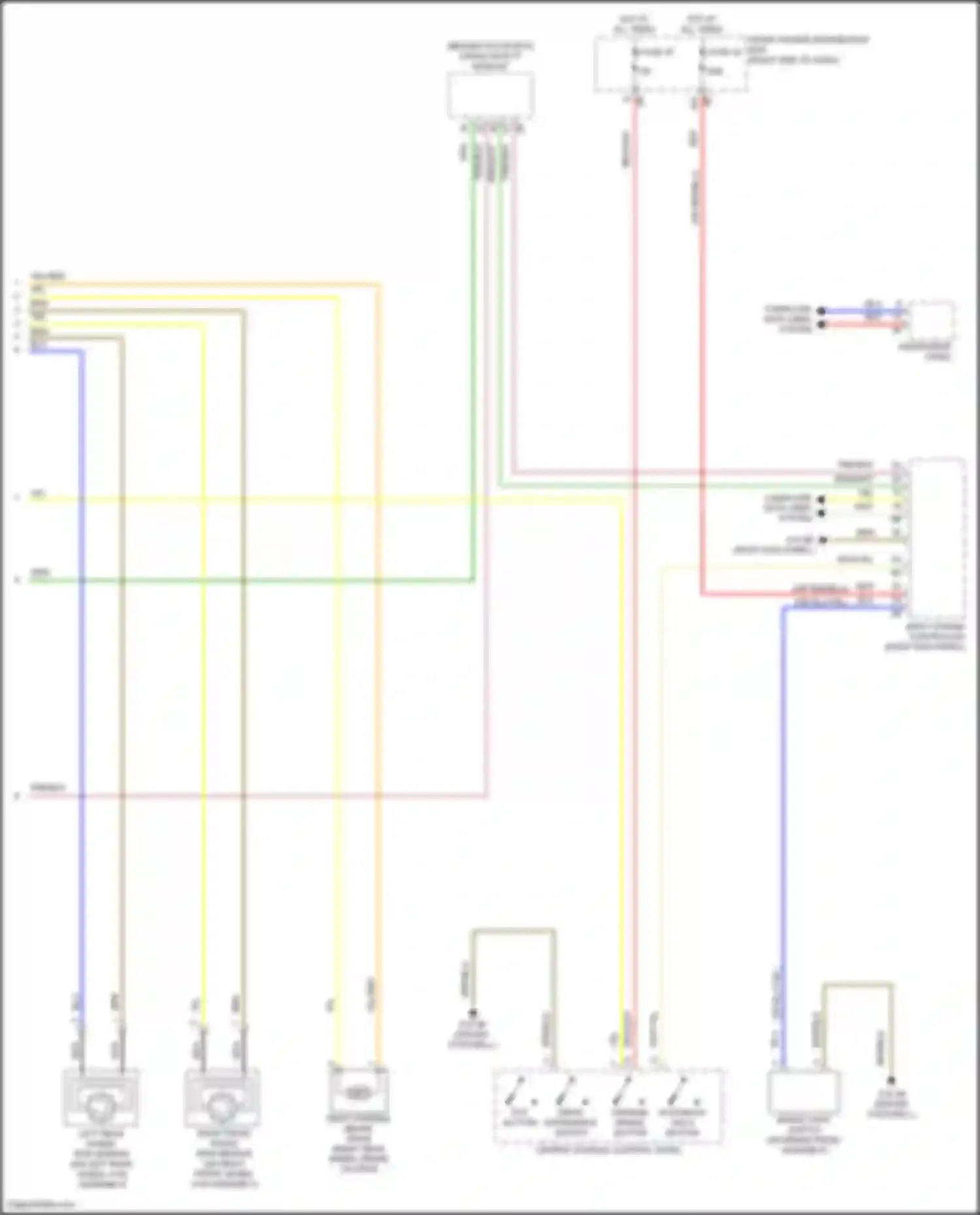 Wiring diagram crash safety module for BMW 2 series Gran Coupe F44 (2019-2024) (1 of 5)