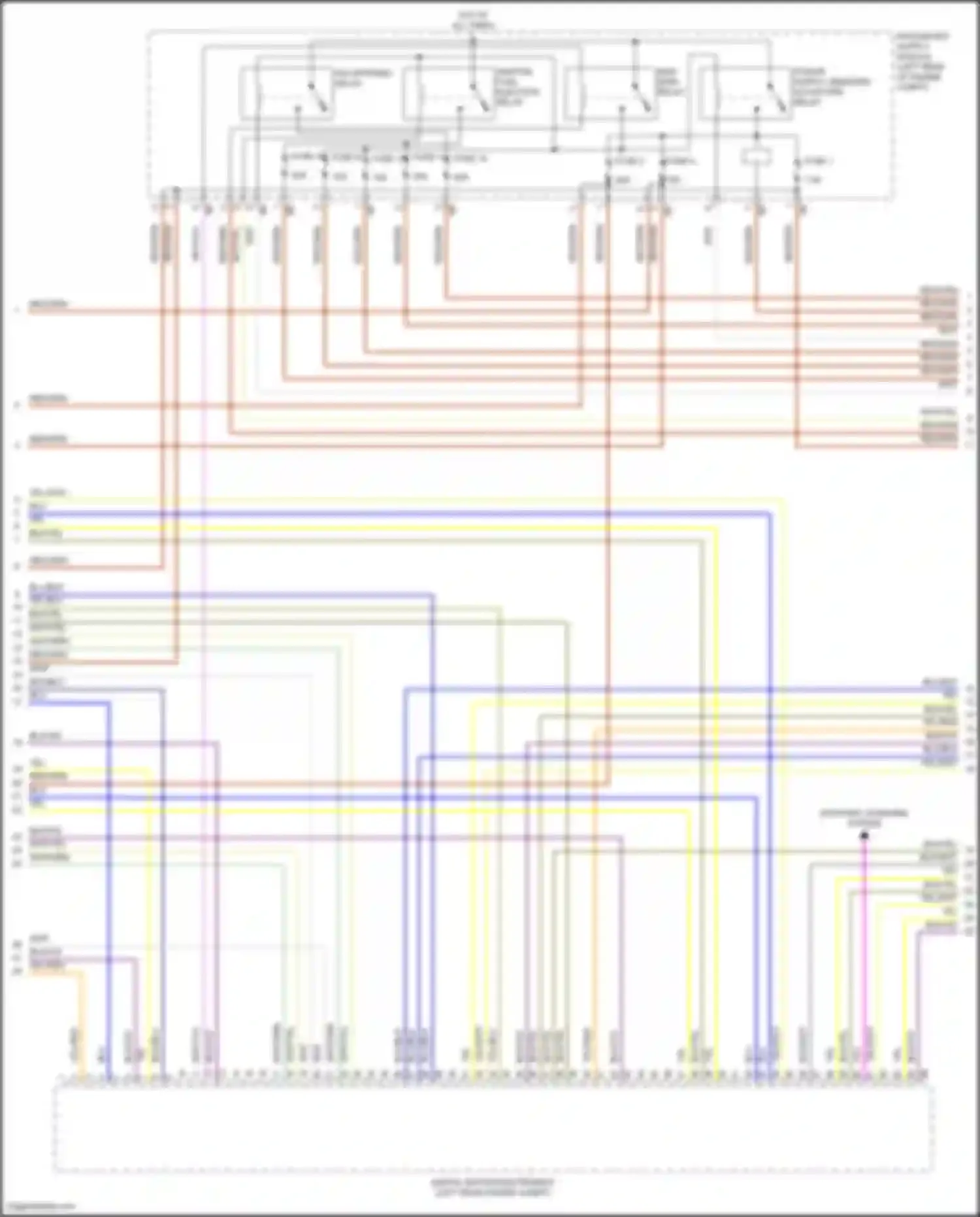 Wiring diagram dme main relay for BMW 2 series Gran Coupe F44 (2019-2024) (2 of 2)