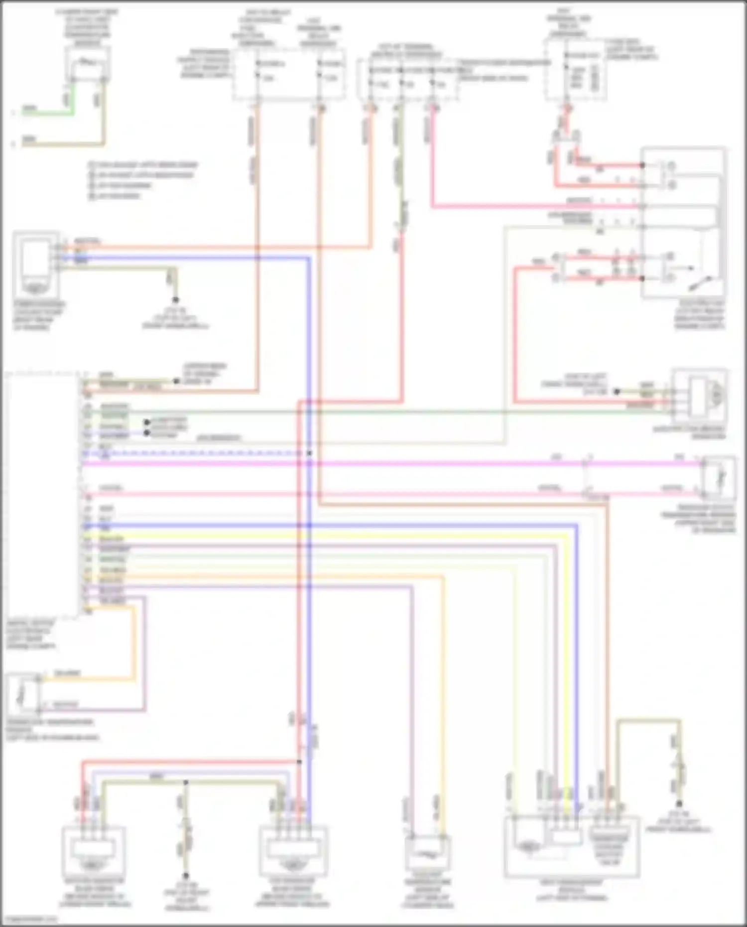 Wiring diagram evaporator temperature sensor for BMW 2 series Gran Coupe F44 (2019-2024) (1 of 1)