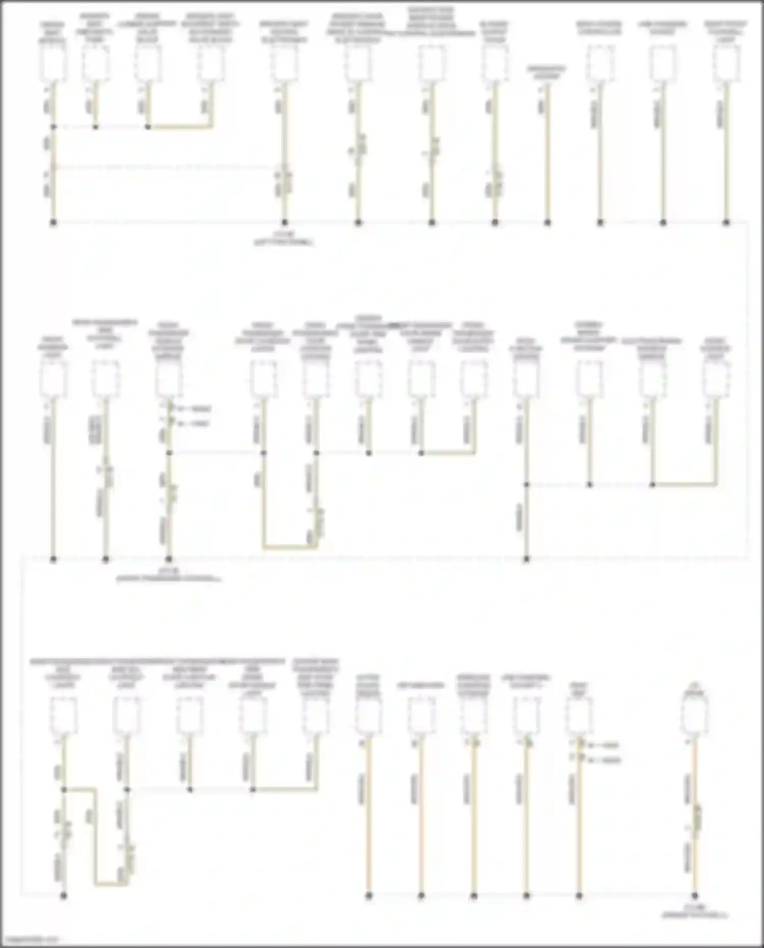 Wiring diagram front passenger door inside handle light for BMW 2 series Gran Coupe F44 (2019-2024) (1 of 1)