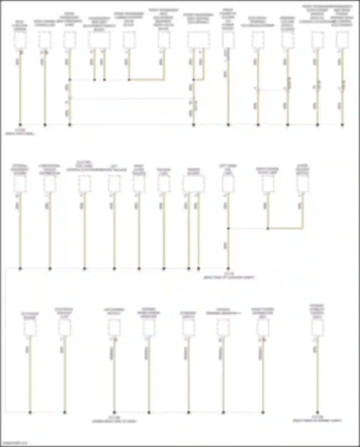 Wiring diagram front passenger lumbar support valve block for BMW 2 series Gran Coupe F44 (2019-2024) (1 of 3)