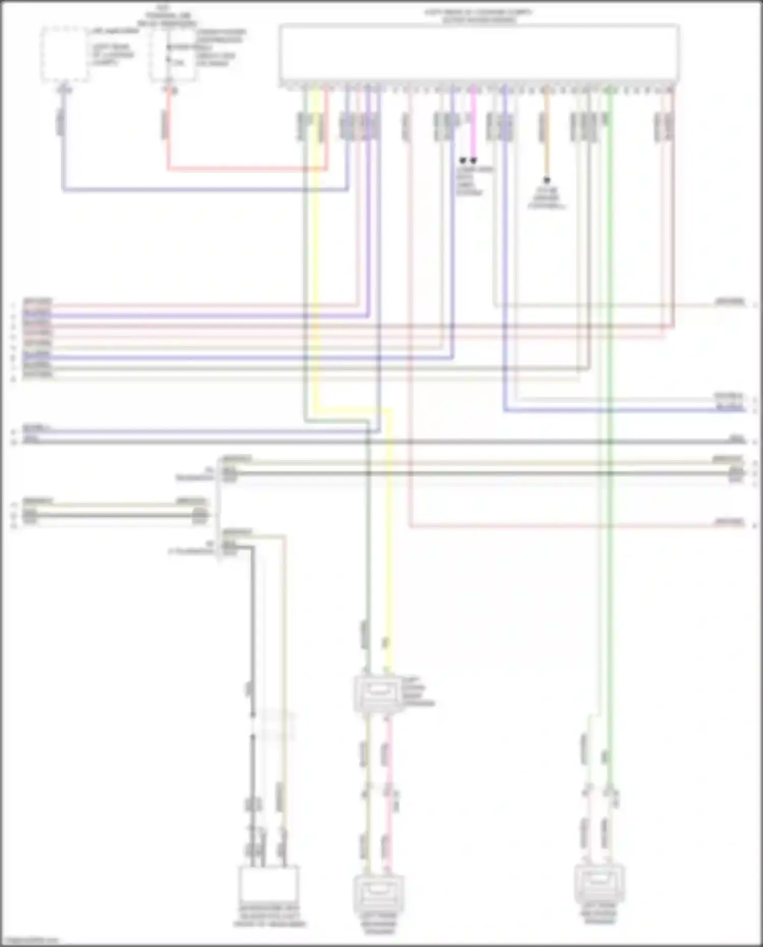 Wiring diagram front power distribution box for BMW 2 series Gran Coupe F44 (2019-2024) (66 of 83)