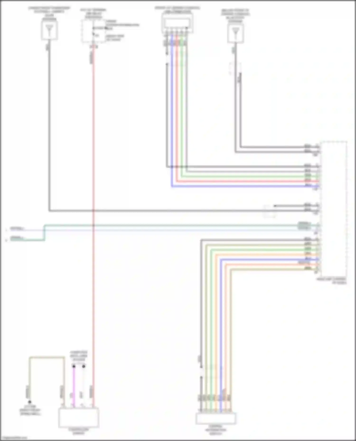 Wiring diagram front power distribution box for BMW 2 series Gran Coupe F44 (2019-2024) (79 of 83)