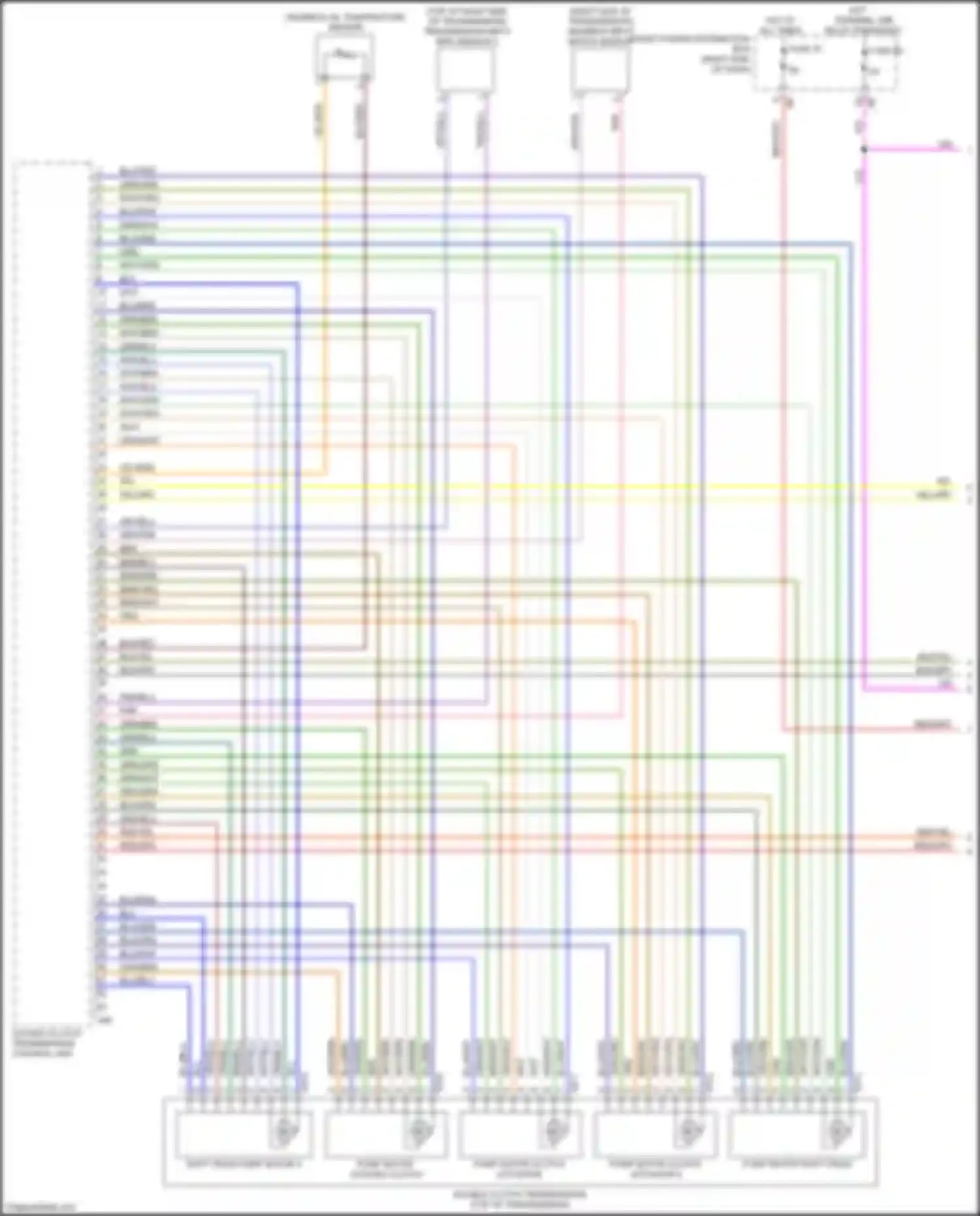 Wiring diagram front power distribution box for BMW 2 series Gran Coupe F44 (2019-2024) (8 of 83)