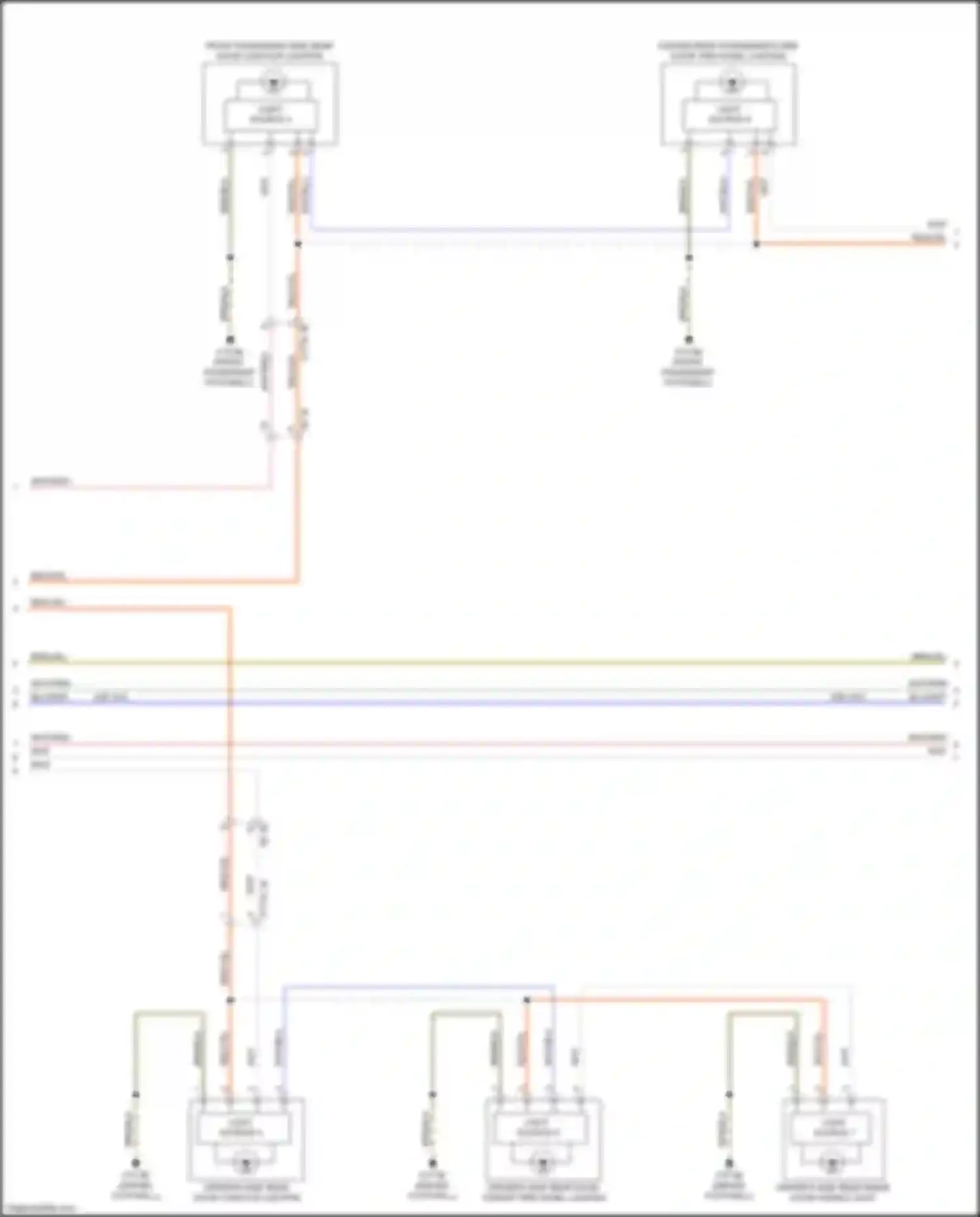 Wiring diagram light source 5 for BMW 2 series Gran Coupe F44 (2019-2024) (2 of 2)