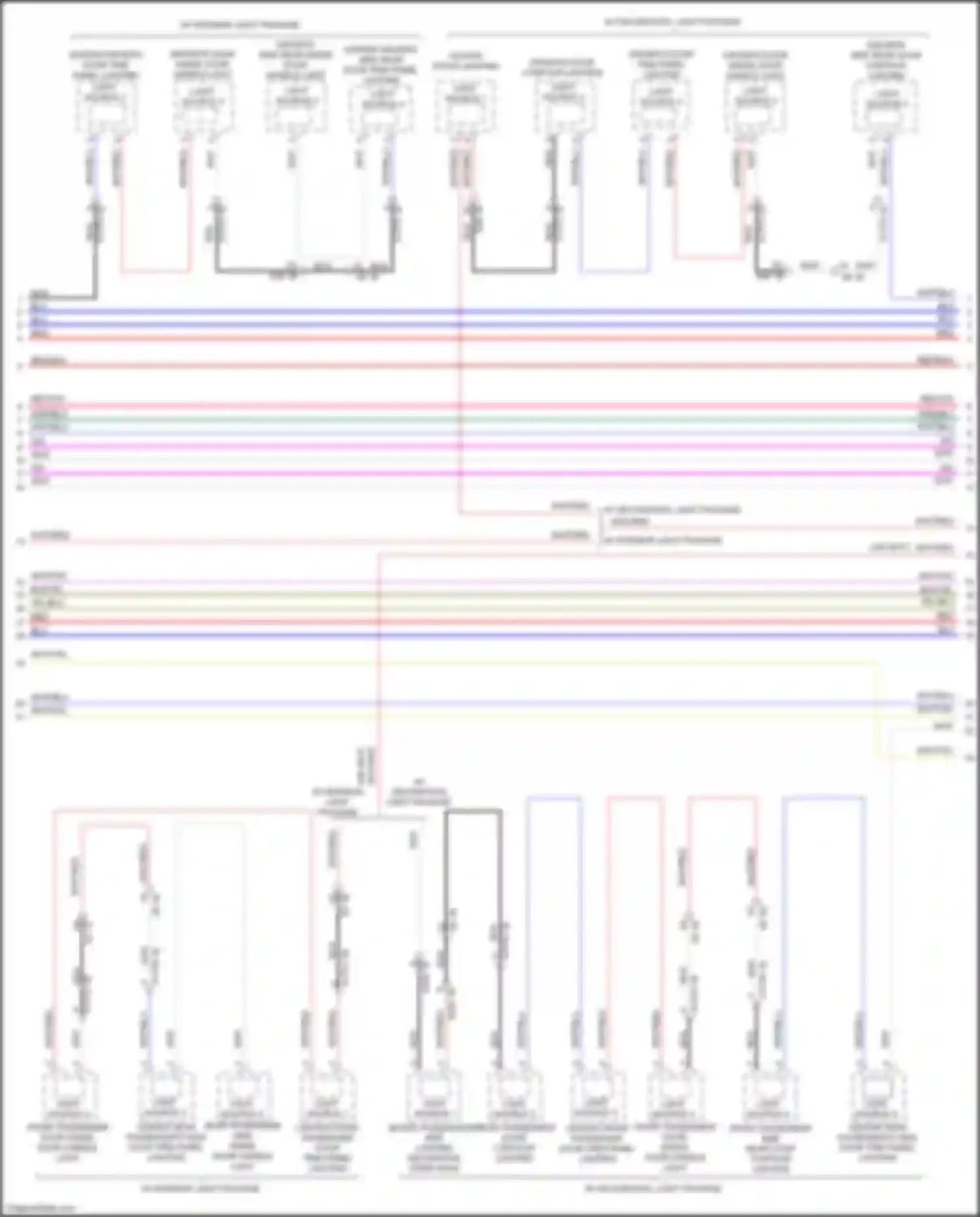 Wiring diagram light source 5 for BMW 2 series Gran Coupe F44 (2019-2024) (1 of 2)