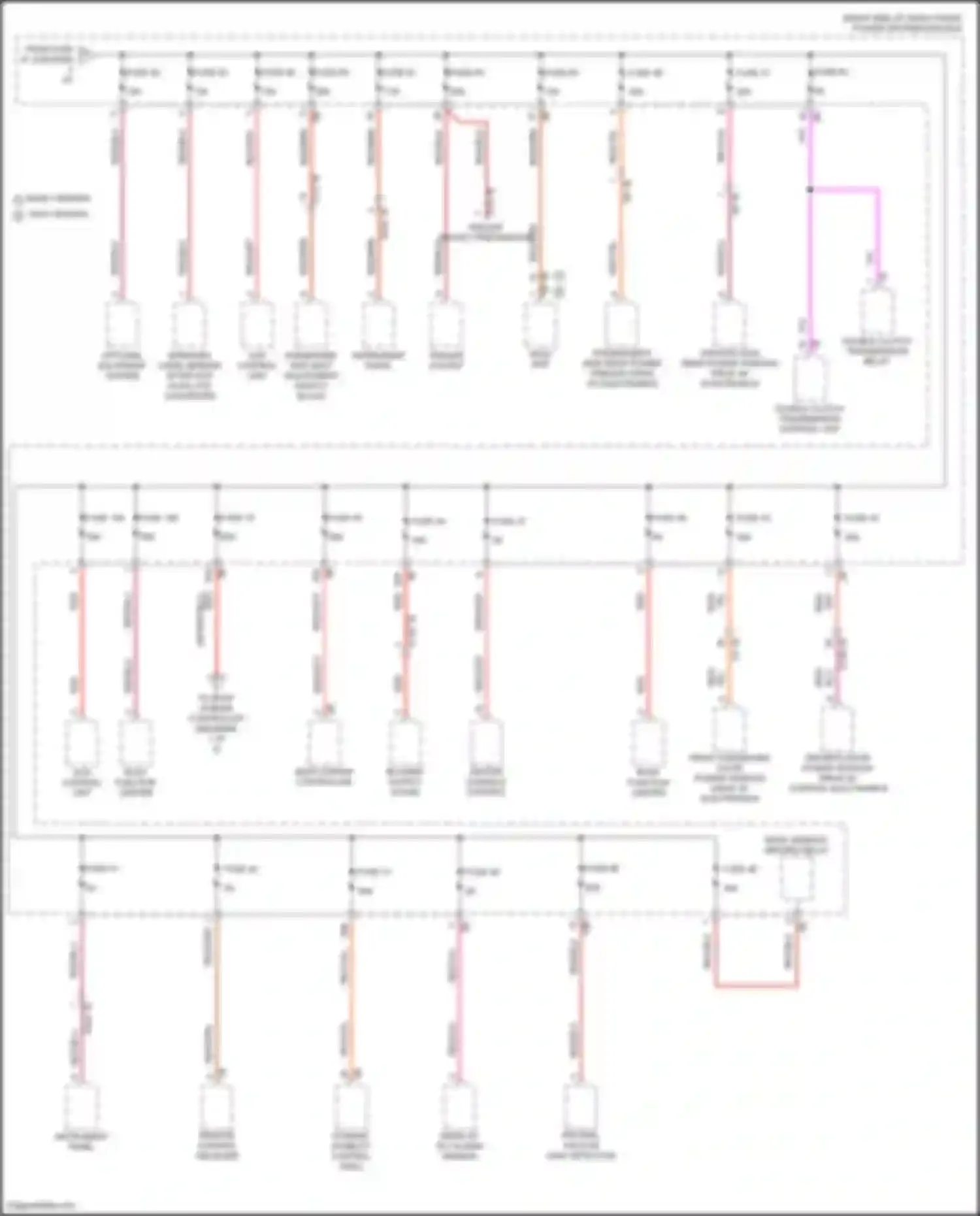 Wiring diagram nitrogen oxide sensor after scr catalytic converter for BMW 2 series Gran Coupe F44 (2019-2024) (2 of 2)