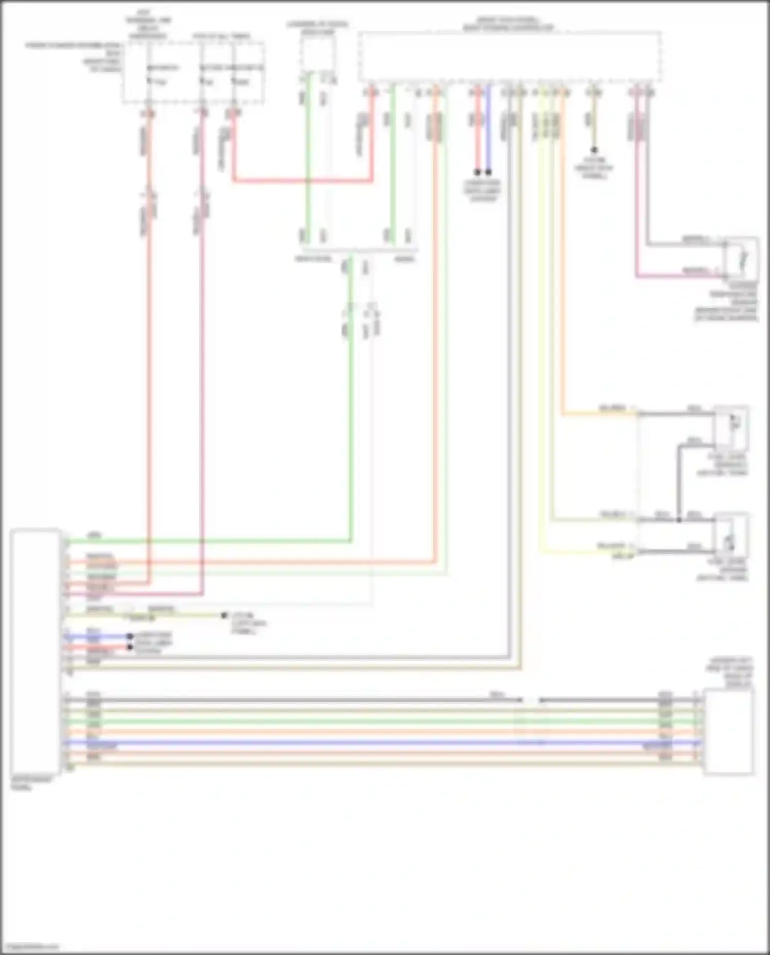 Wiring diagram outside temperature sensor for BMW 2 series Gran Coupe F44 (2019-2024) (1 of 1)
