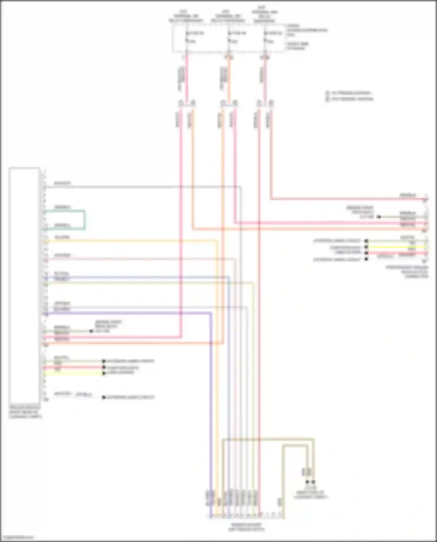 Wiring diagram preparation trailer module plug connection for BMW 2 series Gran Coupe F44 (2019-2024) (4 of 4)