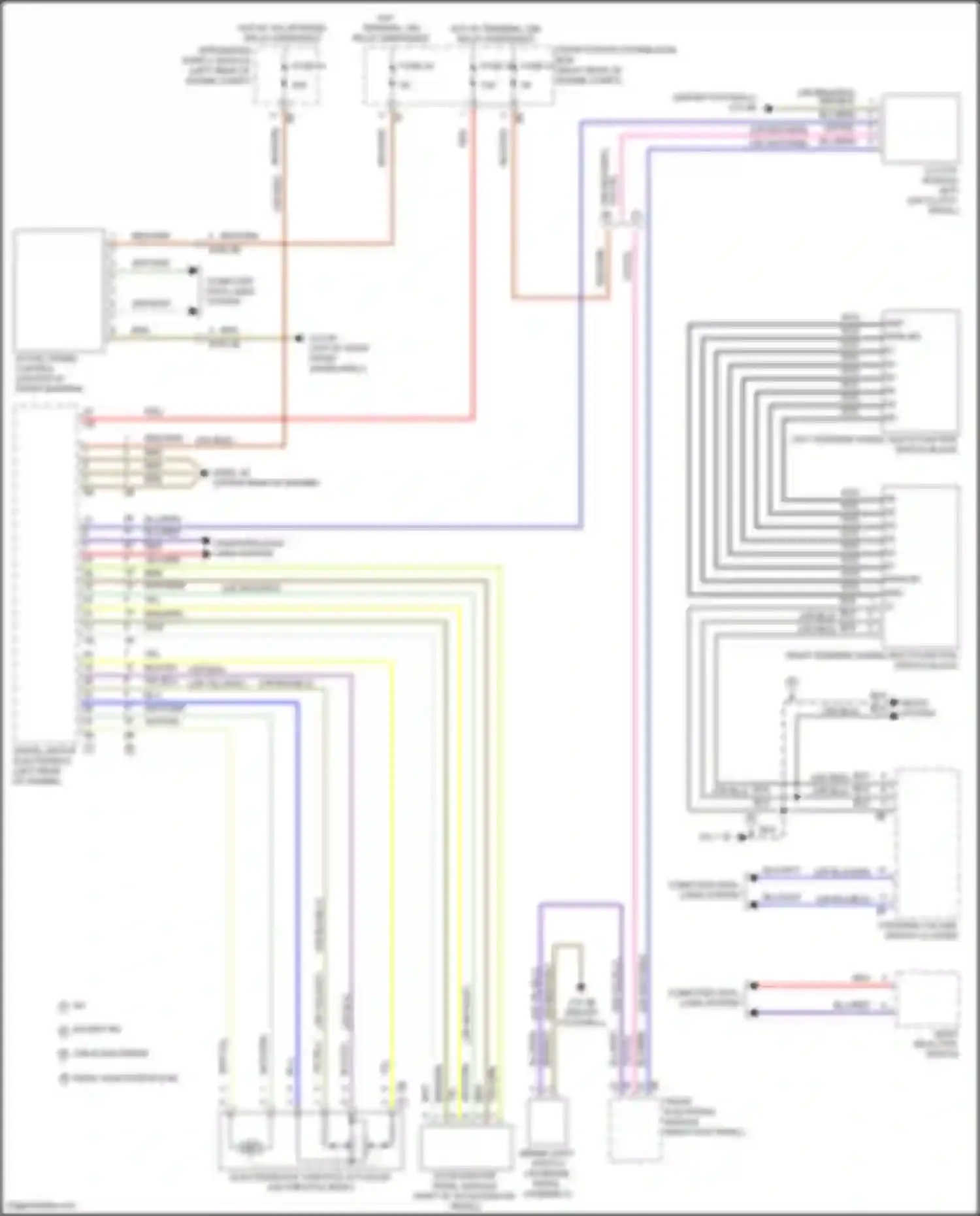 Wiring diagram pwm bfi for BMW 2 series Gran Coupe F44 (2019-2024) (1 of 2)