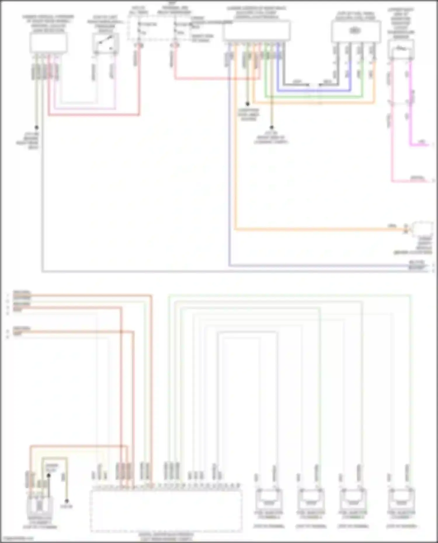 Wiring diagram radiator outlet temperature sensor for BMW 2 series Gran Coupe F44 (2019-2024) (3 of 3)