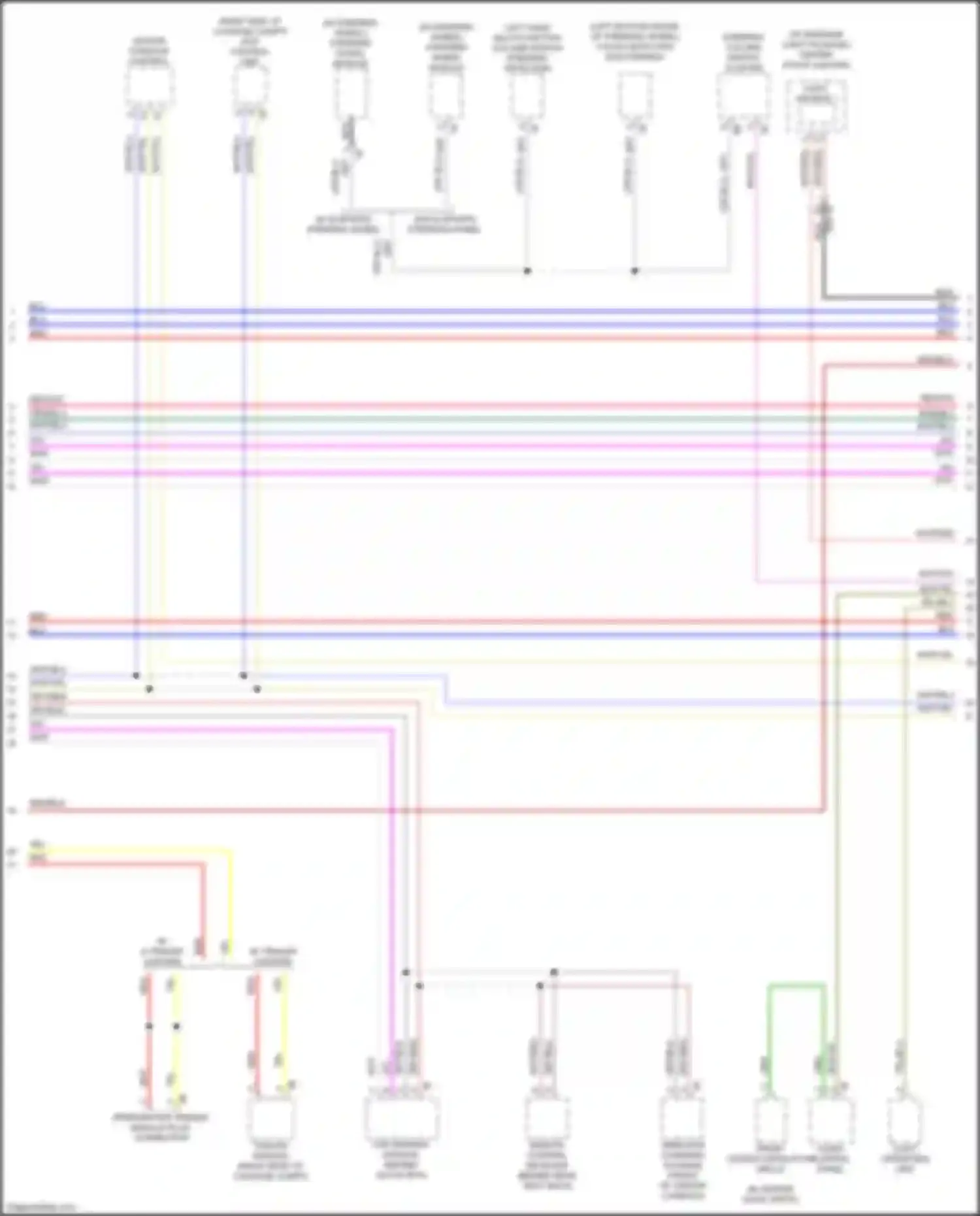 Wiring diagram touch detection electronics for BMW 2 series Gran Coupe F44 (2019-2024) (1 of 1)