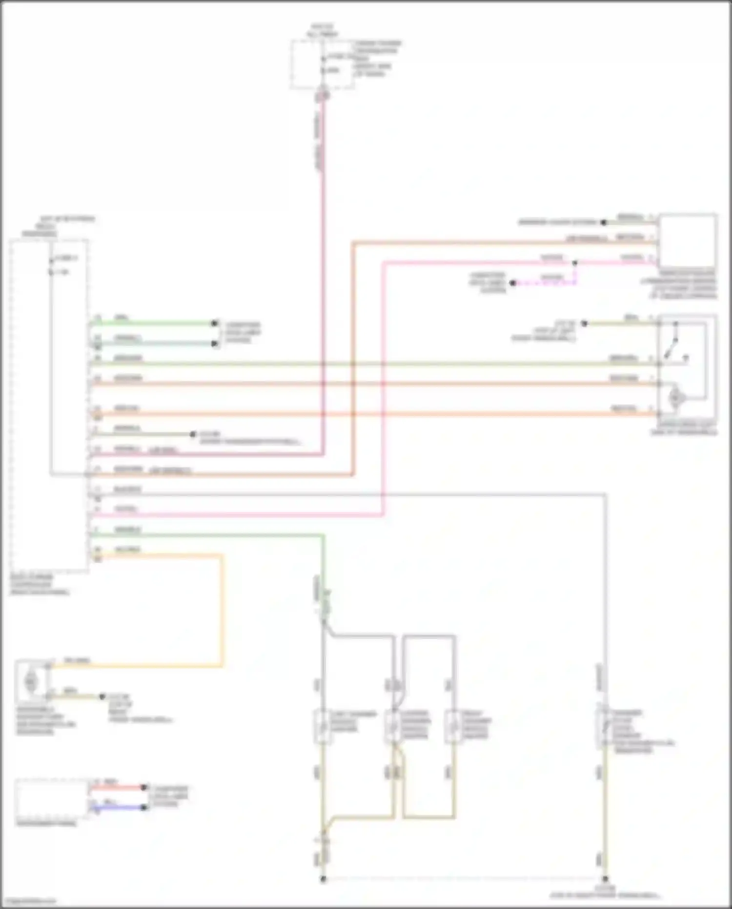 Wiring diagram washer fluid level sensor for BMW 2 series Gran Coupe F44 (2019-2024) (2 of 2)