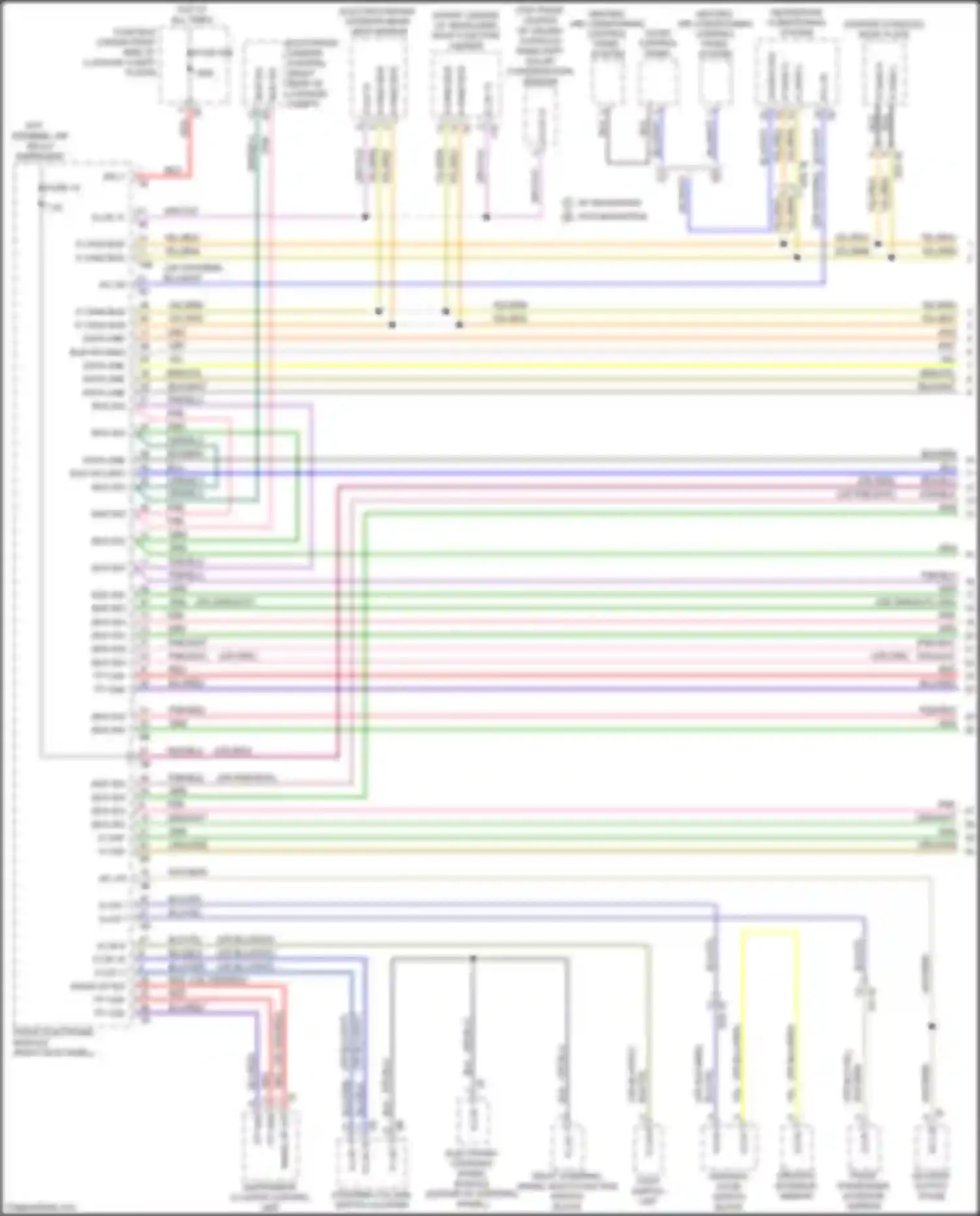 2 series BMW F22/F23 facelift (2017-2021): Computer data lines circuit (1 of 4)