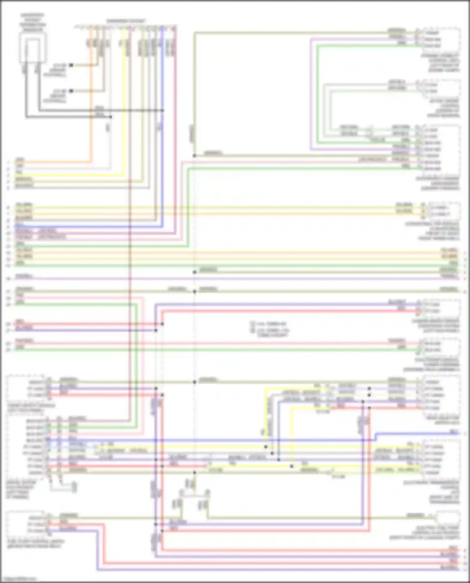 2 series BMW F22/F23 facelift (2017-2021): Computer data lines circuit (3 of 4)