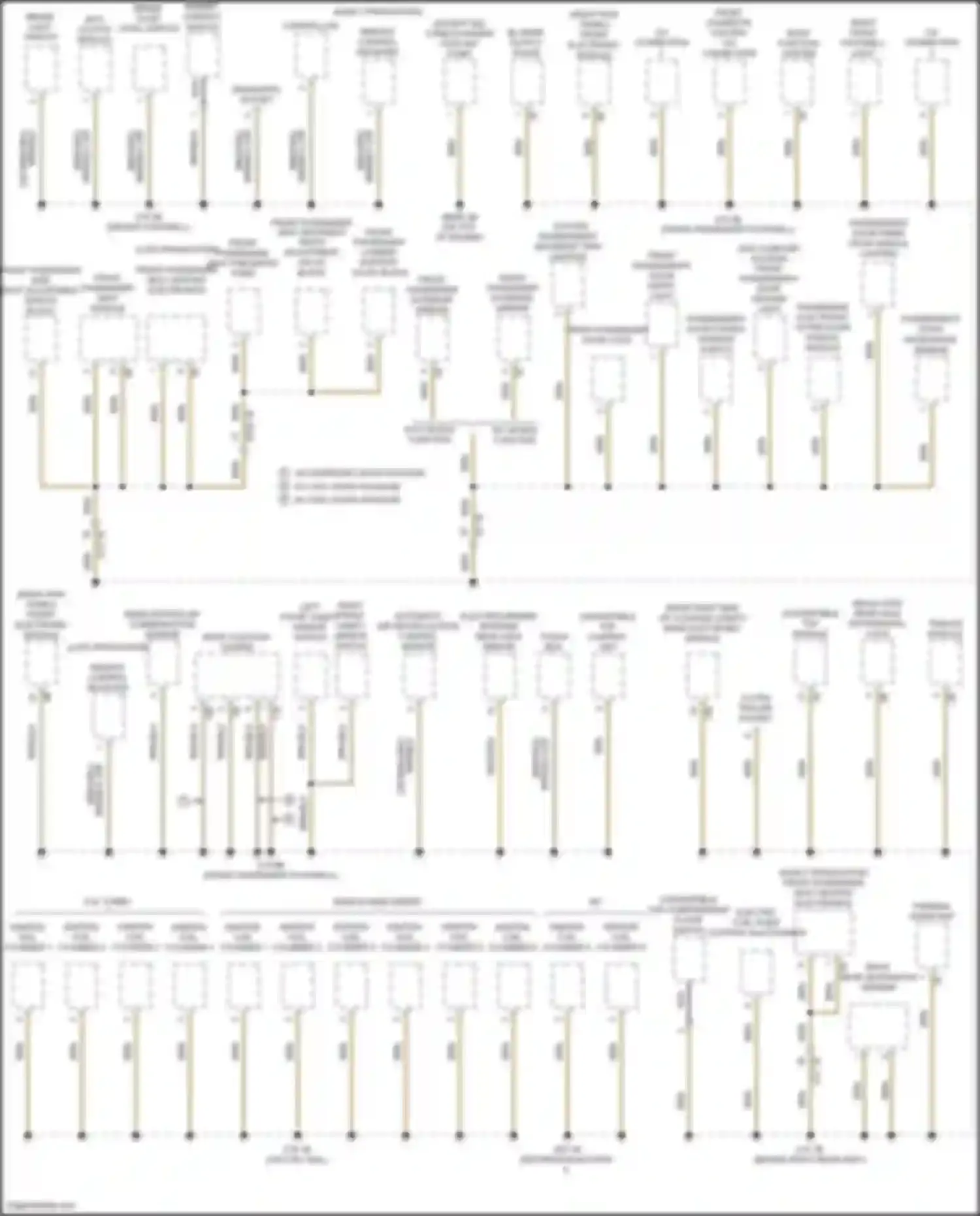 2 series BMW F22/F23 facelift (2017-2021): Ground distribution circuit (2 of 3)