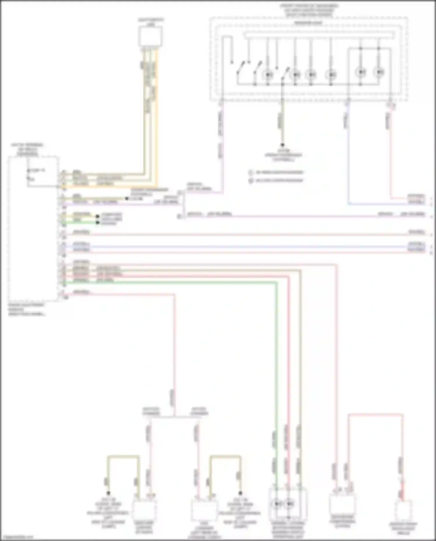 2 series BMW F22/F23 facelift (2017-2021): Instrument illumination circuit (1 of 2)
