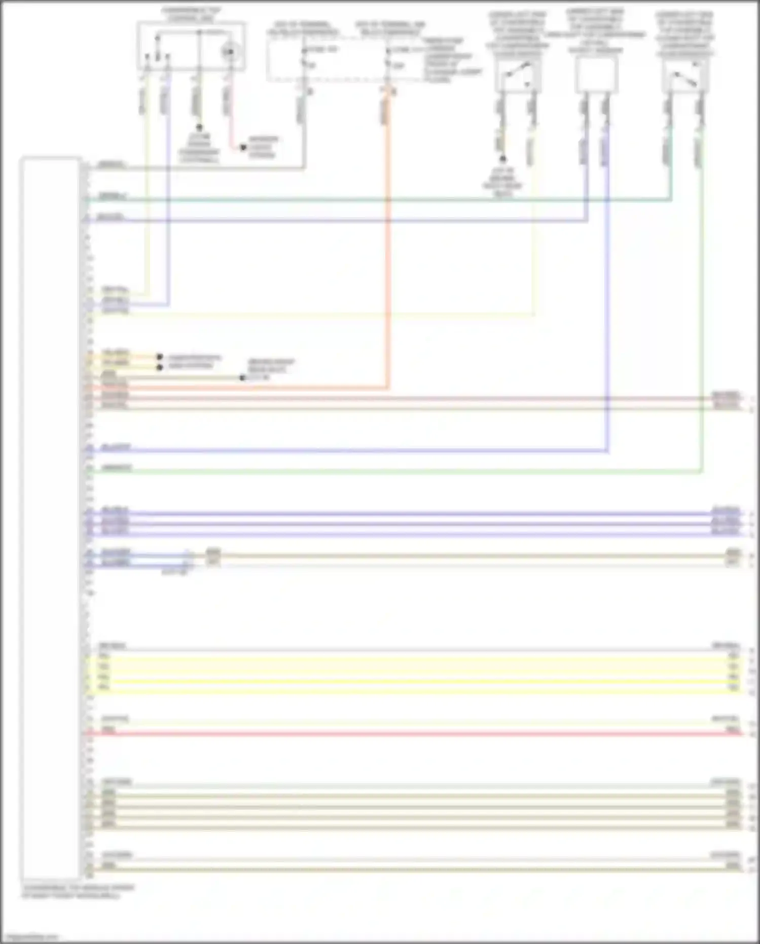 Wiring diagram blu/yel for BMW 2 series F22/F23 facelift (2017-2021) (1 of 35)