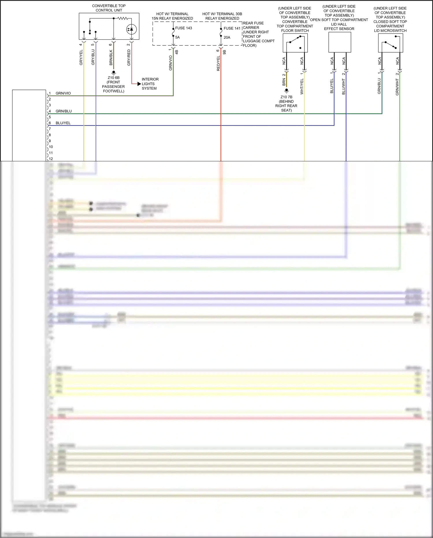 BMW 2 series F22/F23 facelift (2017-2021) computer data lines system wiring diagram  (13 of 82)