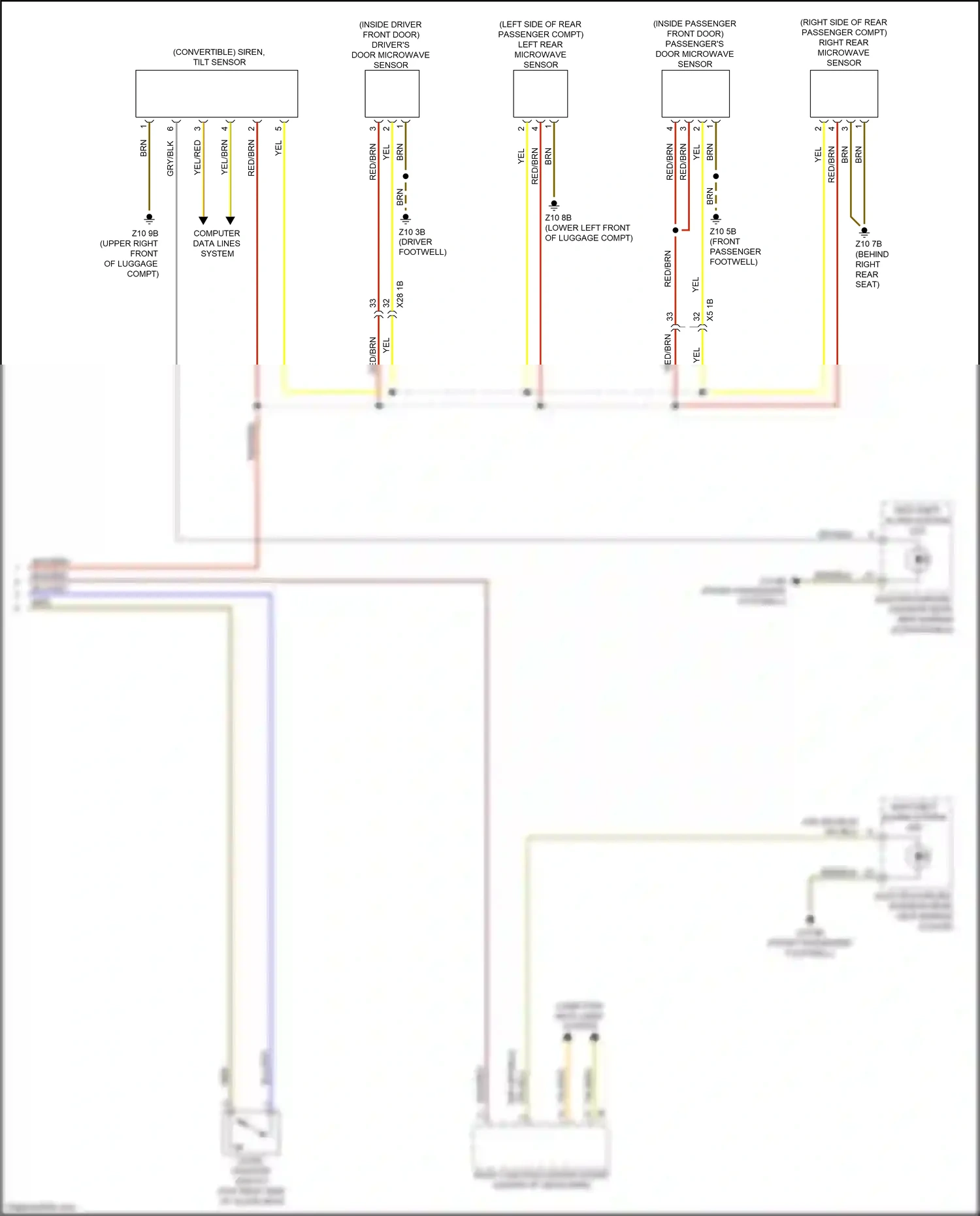 BMW 2 series F22/F23 facelift (2017-2021) computer data lines system wiring diagram  (4 of 82)