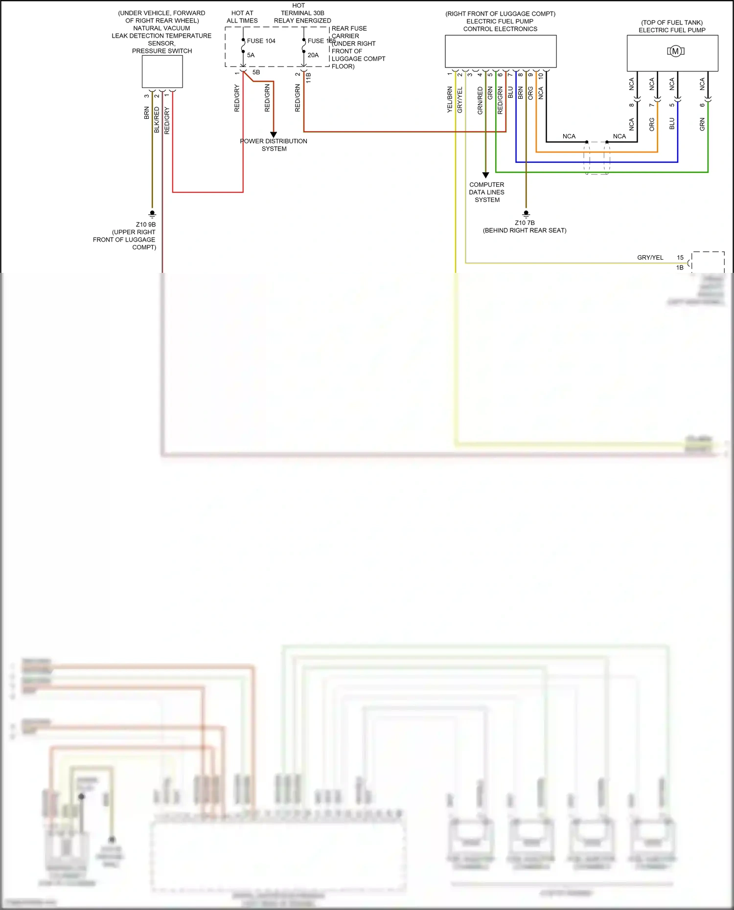 BMW 2 series F22/F23 facelift (2017-2021) computer data lines system wiring diagram  (79 of 82)