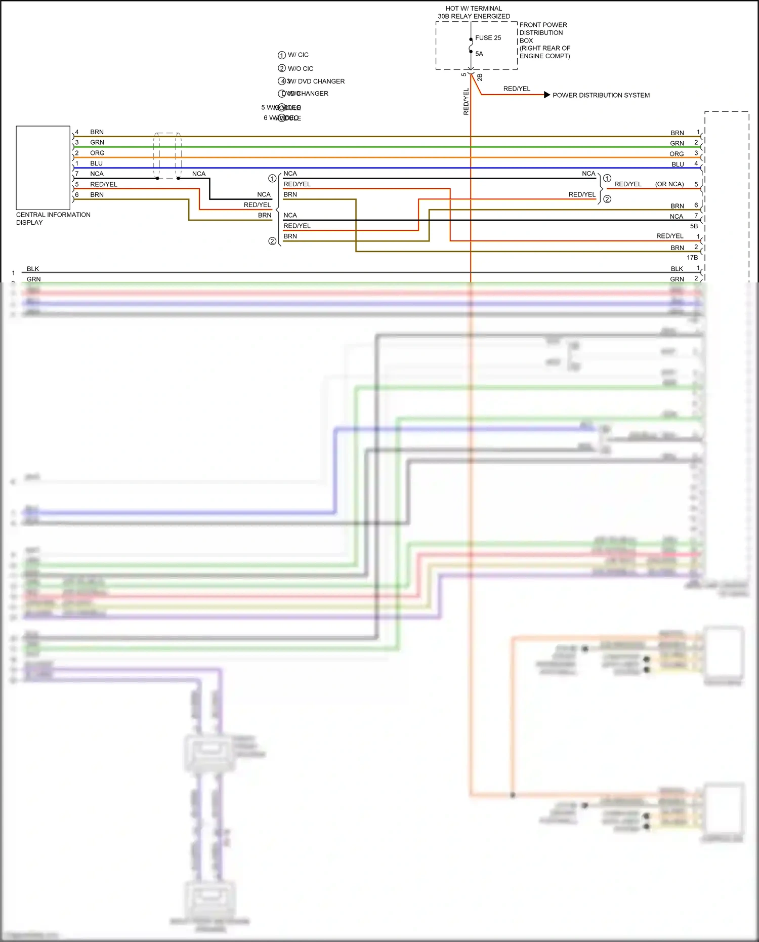 BMW 2 series F22/F23 facelift (2017-2021) computer data lines system wiring diagram  (57 of 82)
