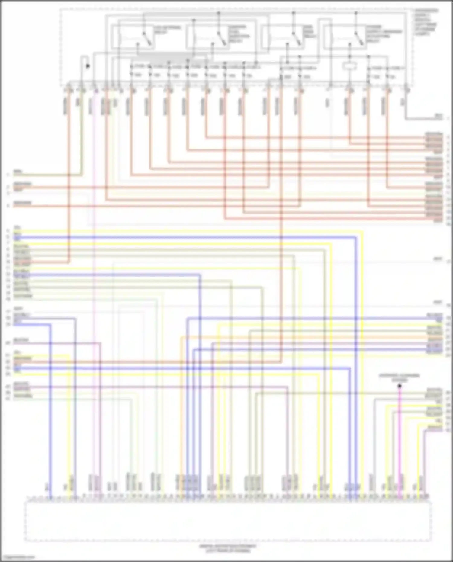Wiring diagram dme main relay for BMW 2 series F22/F23 facelift (2017-2021)