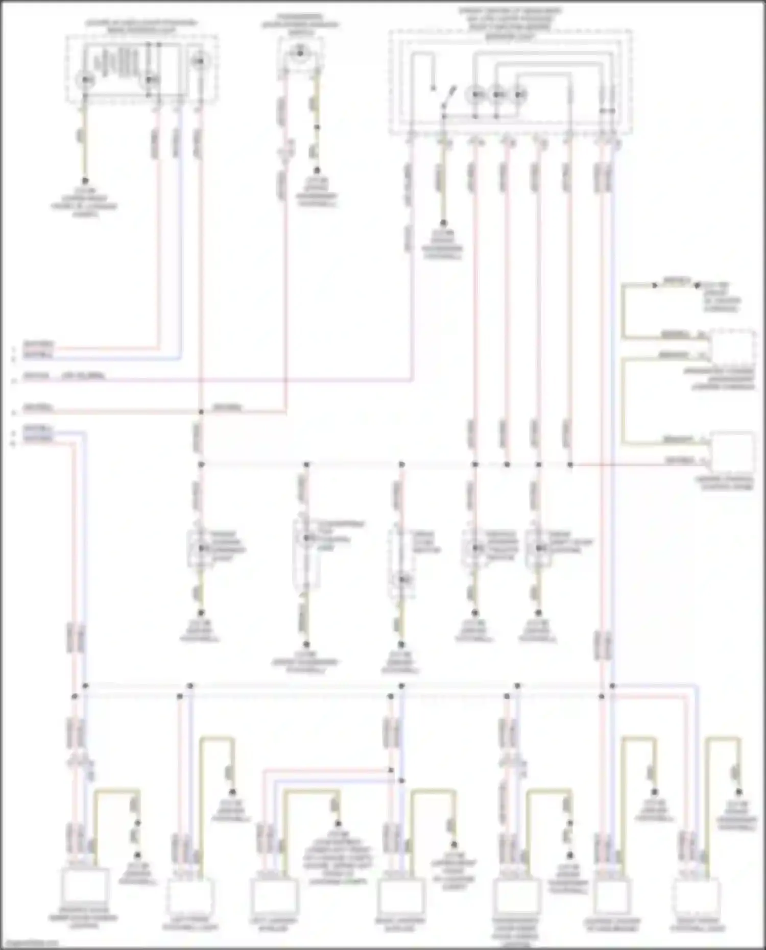 Wiring diagram drive logic button for BMW 2 series F22/F23 facelift (2017-2021) (2 of 2)