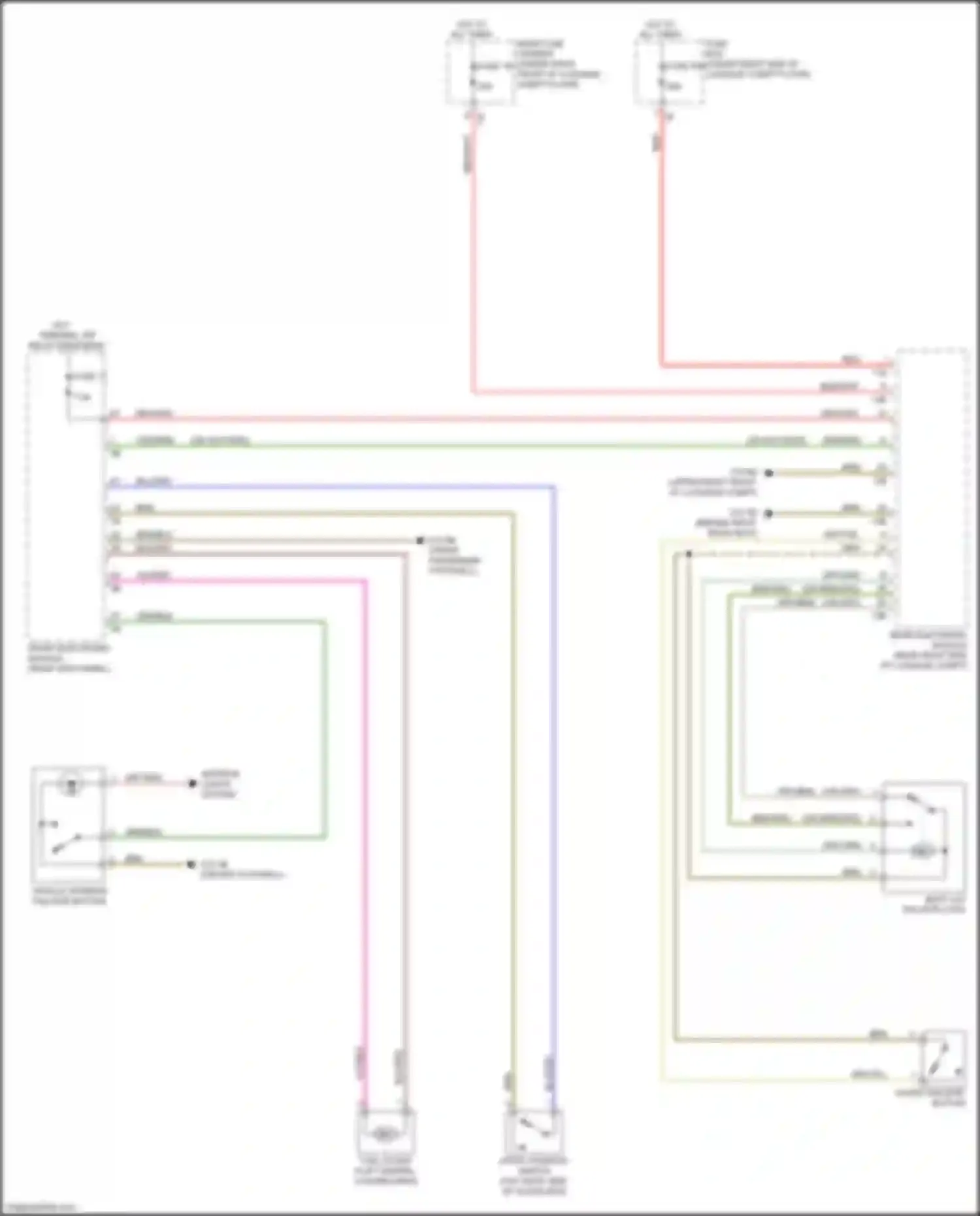Wiring diagram fuse 11 for BMW 2 series F22/F23 facelift (2017-2021) (2 of 3)