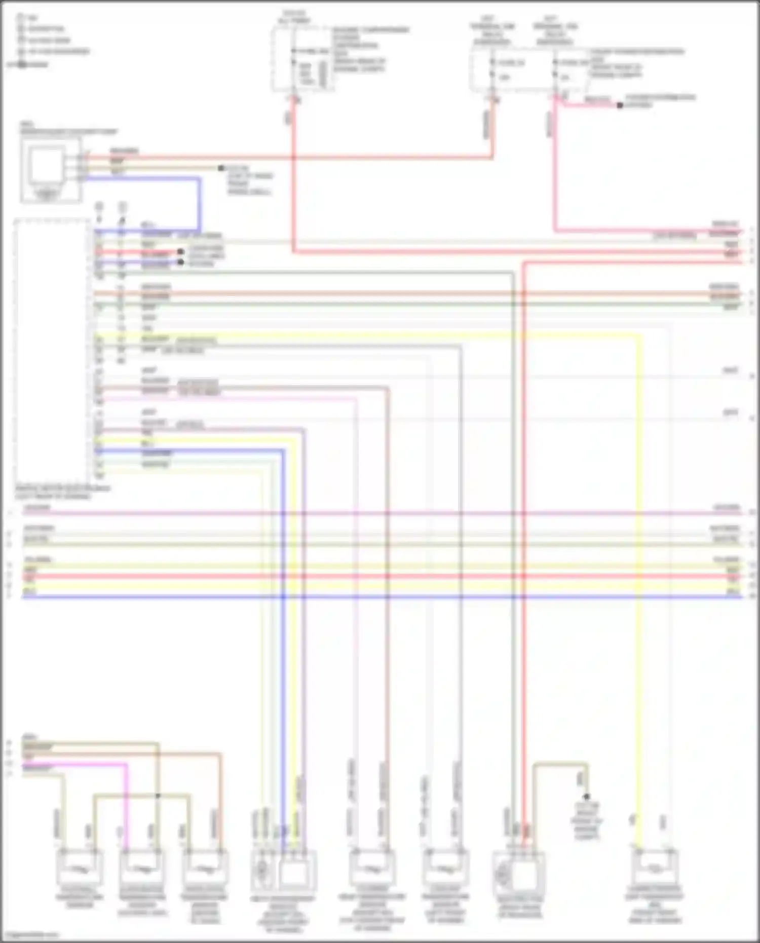 Wiring diagram fuse 400 for BMW 2 series F22/F23 facelift (2017-2021) (1 of 3)