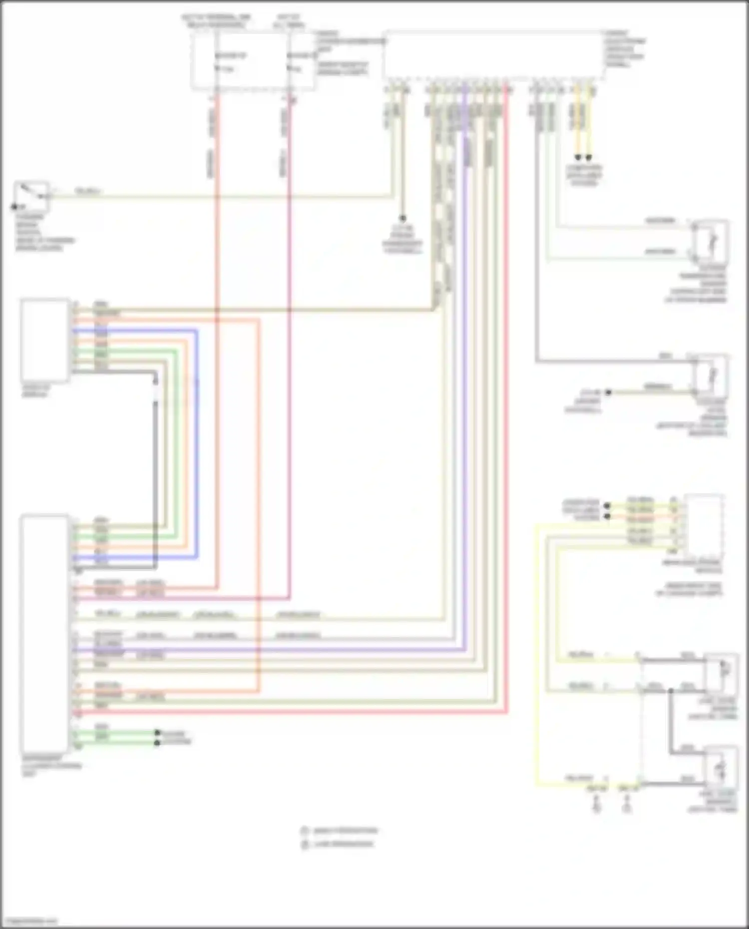 Wiring diagram fuse 52 for BMW 2 series F22/F23 facelift (2017-2021) (1 of 2)