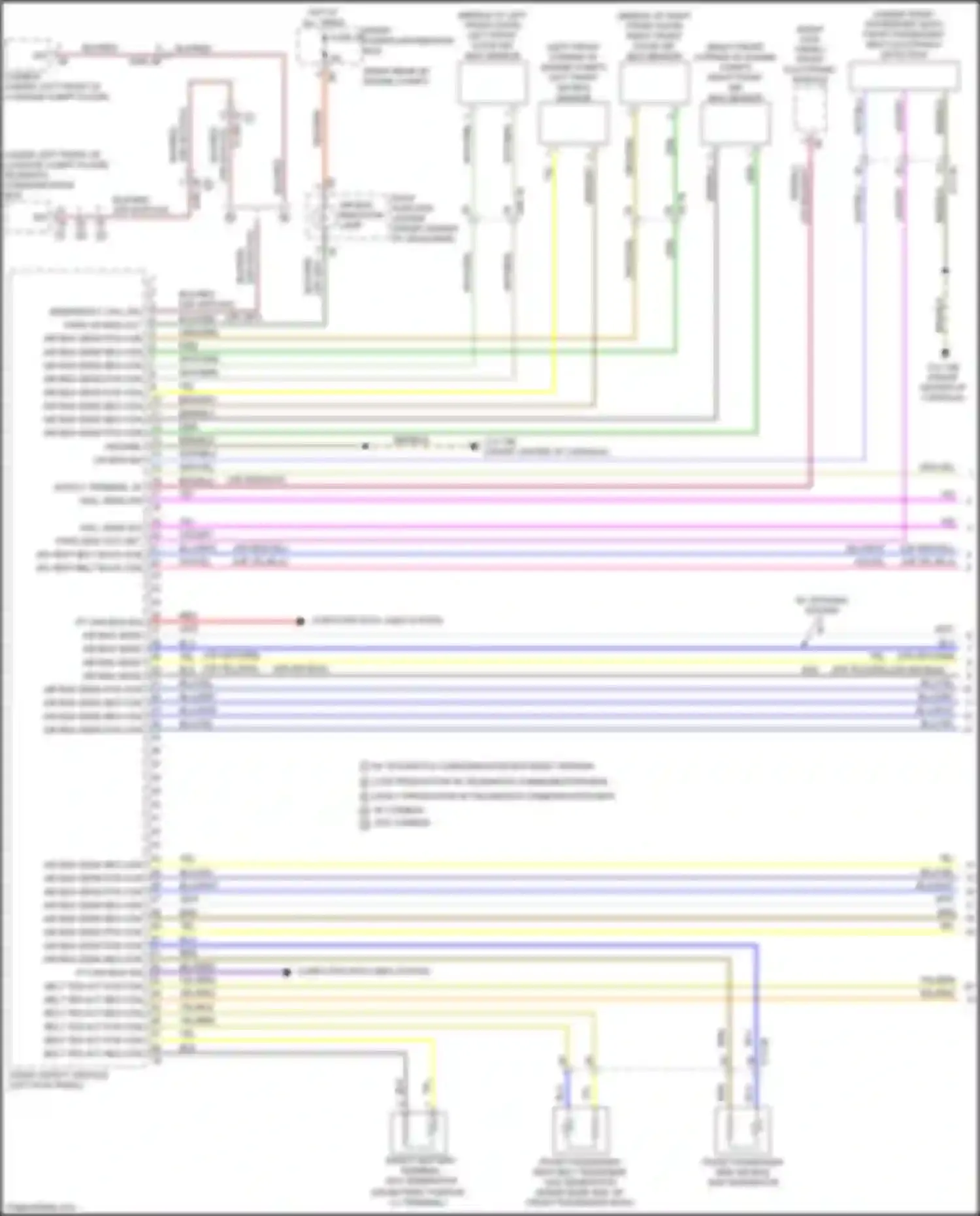 Wiring diagram hall sens sig for BMW 2 series F22/F23 facelift (2017-2021) (3 of 3)