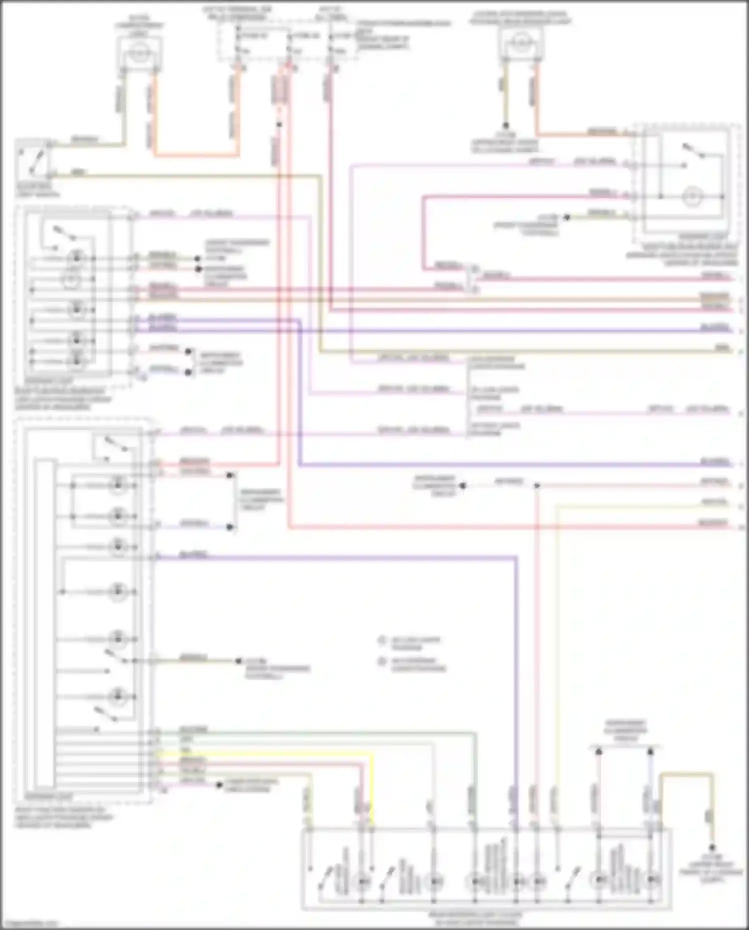 Wiring diagram left reading for BMW 2 series F22/F23 facelift (2017-2021) (1 of 1)
