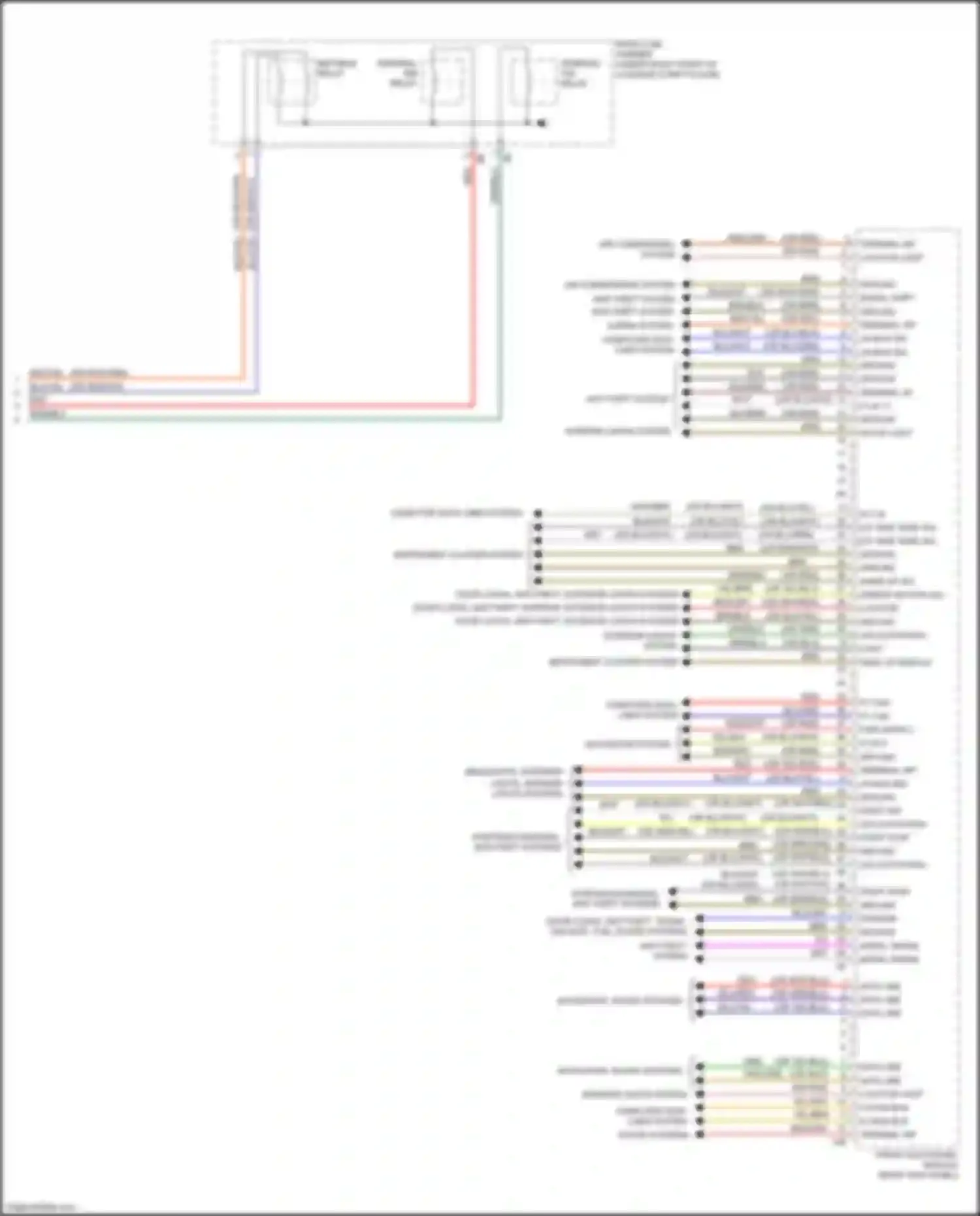 Wiring diagram navigation system for BMW 2 series F22/F23 facelift (2017-2021) (1 of 4)