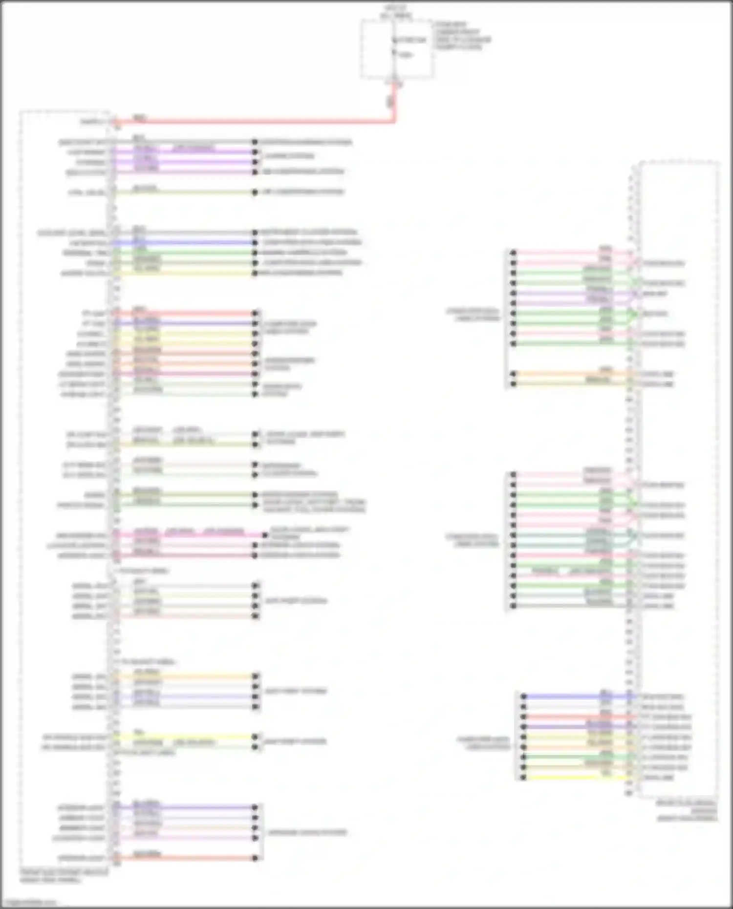 Wiring diagram out sens sig for BMW 2 series F22/F23 facelift (2017-2021) (1 of 2)