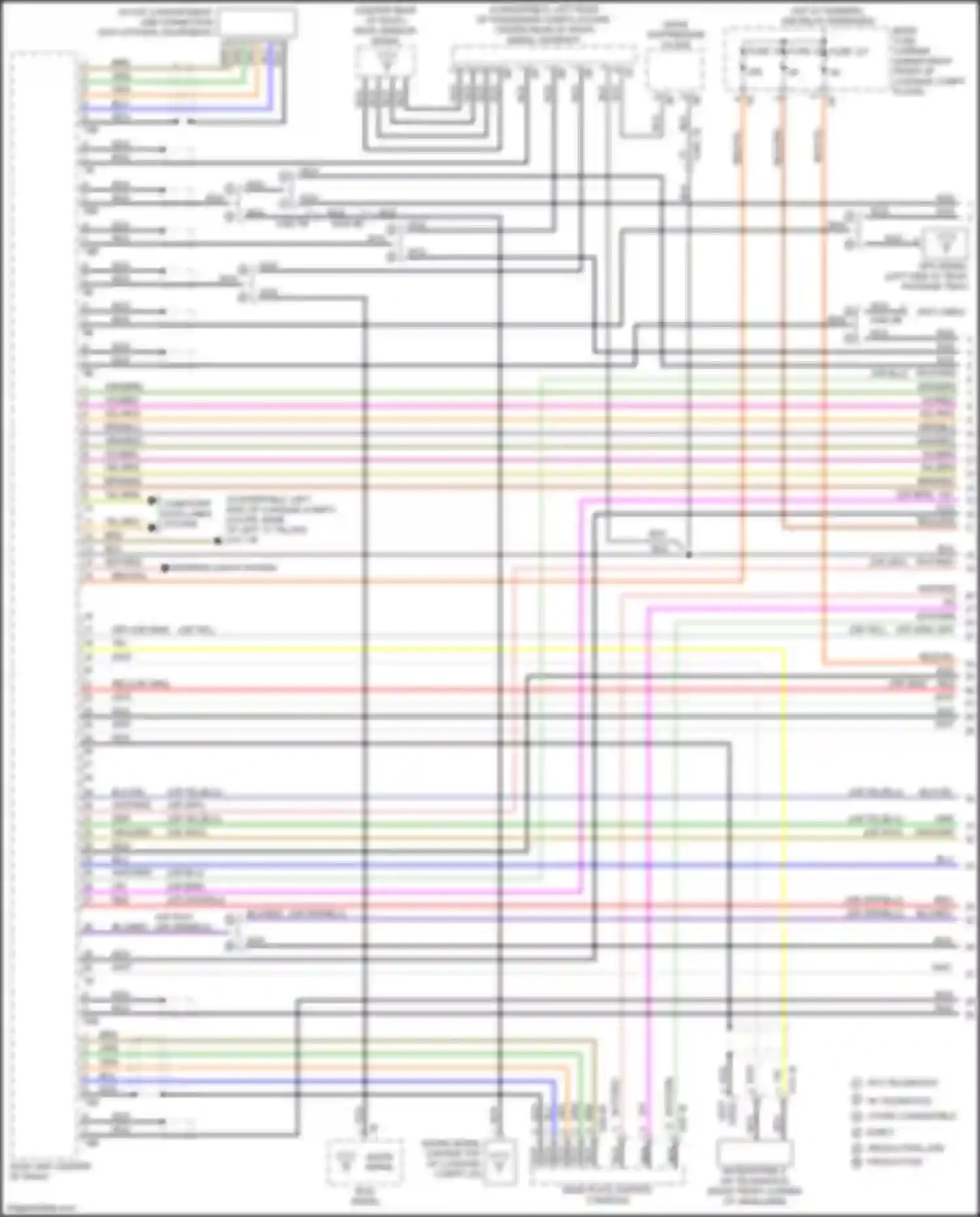 Wiring diagram rear fuse carrier for BMW 2 series F22/F23 facelift (2017-2021) (35 of 42)