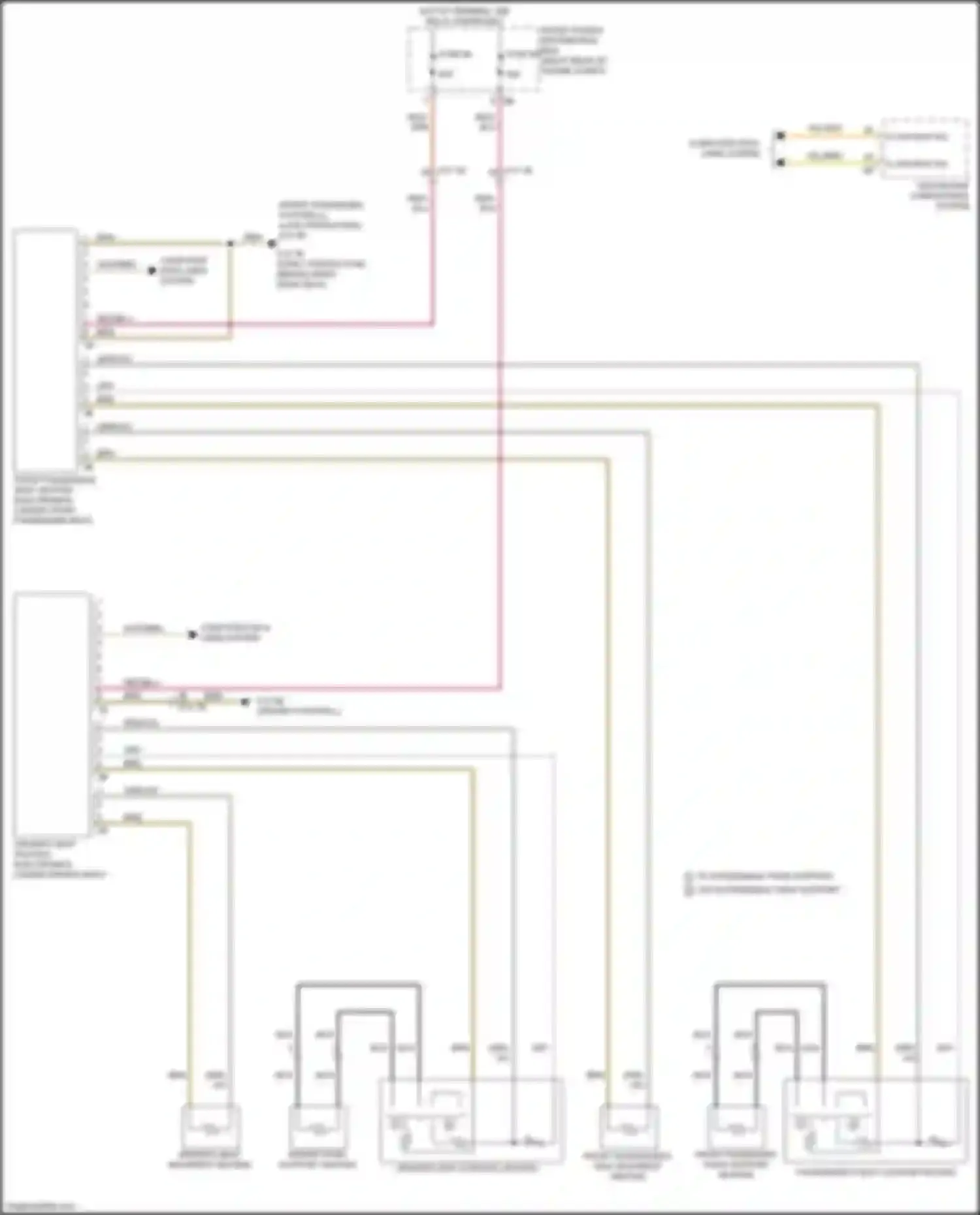 Wiring diagram k-can bus sig for BMW 2 series F22/F23 facelift (2017-2021)