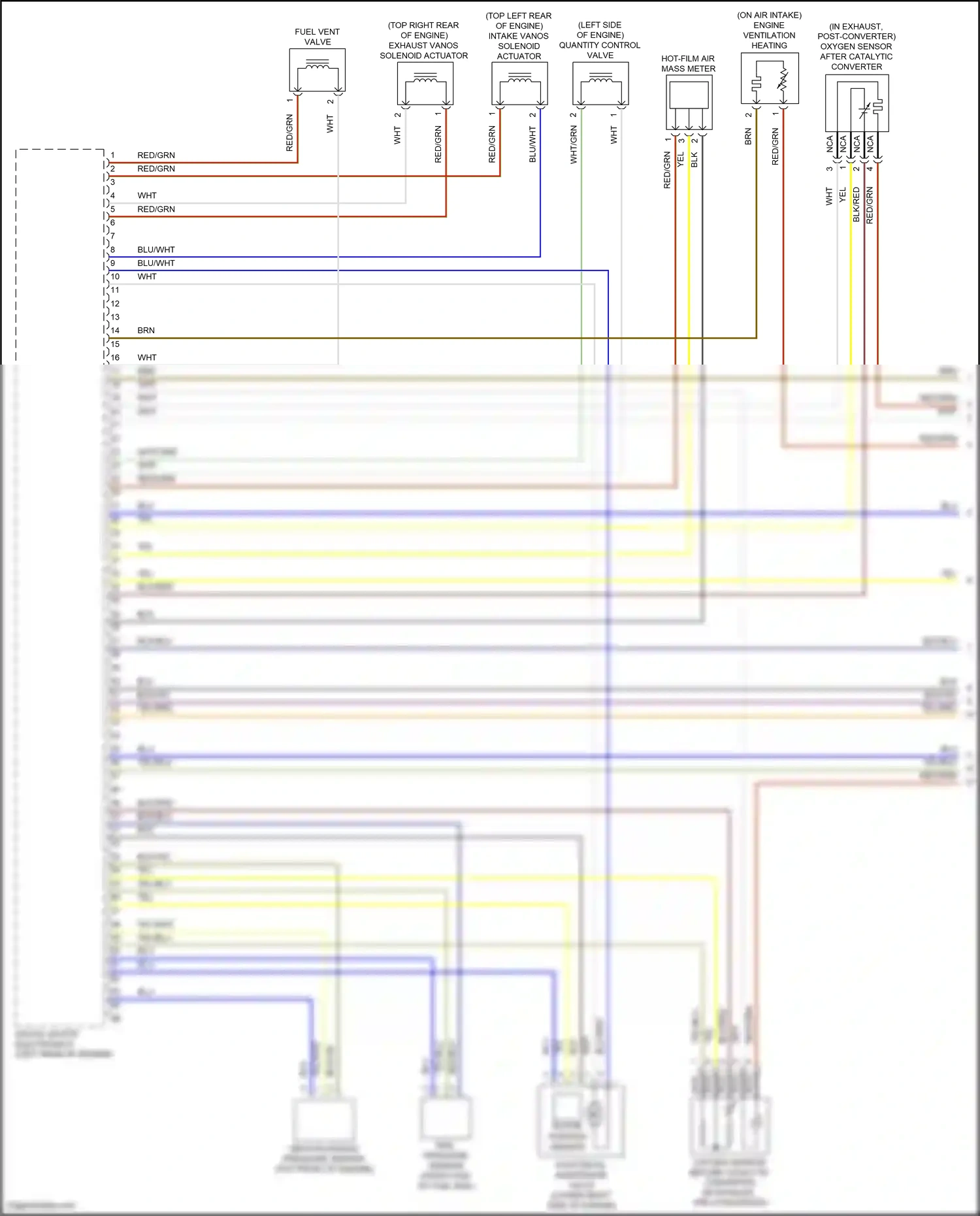 BMW 2 series F22/F23 facelift (2017-2021) rotor position sensor wiring diagram  (1 of 1)