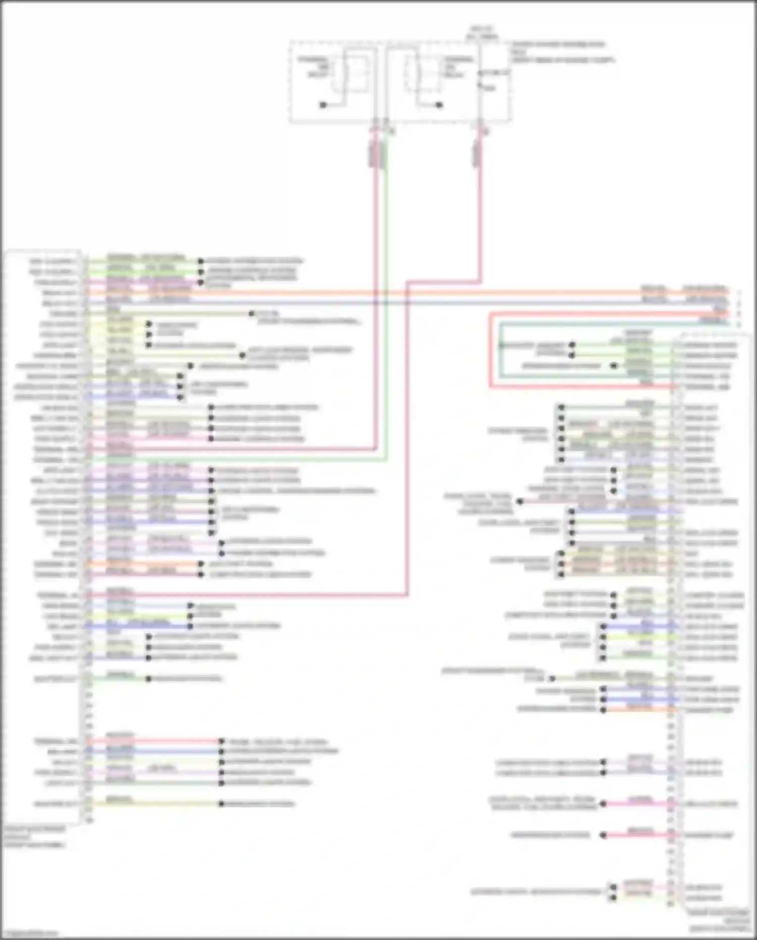 Wiring diagram sens sig for BMW 2 series F22/F23 facelift (2017-2021) (3 of 3)