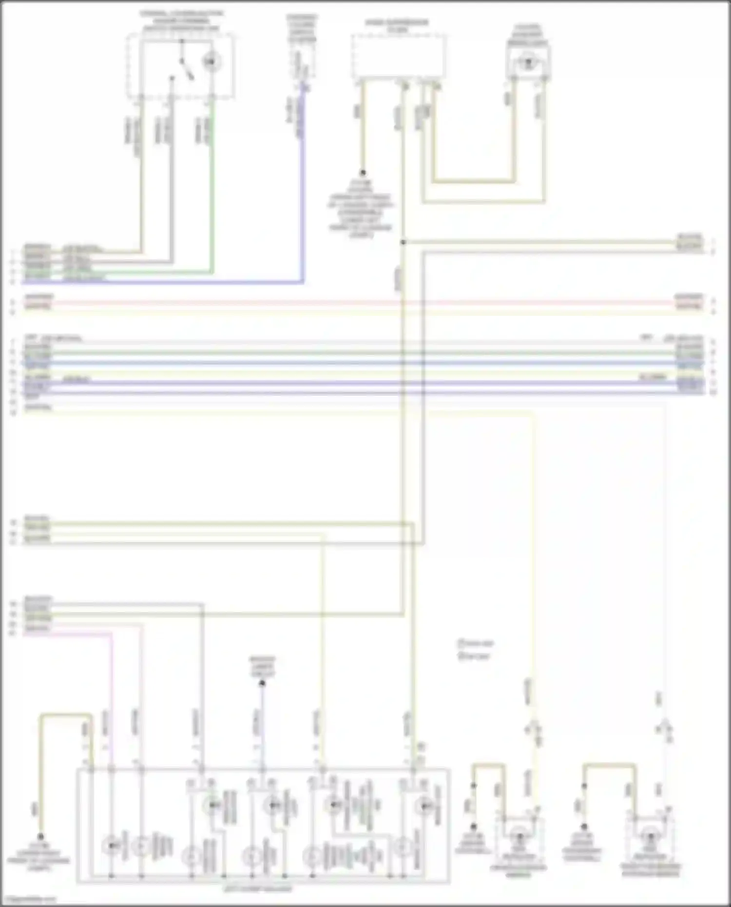 Wiring diagram side repeater for BMW 2 series F22/F23 facelift (2017-2021) (1 of 3)