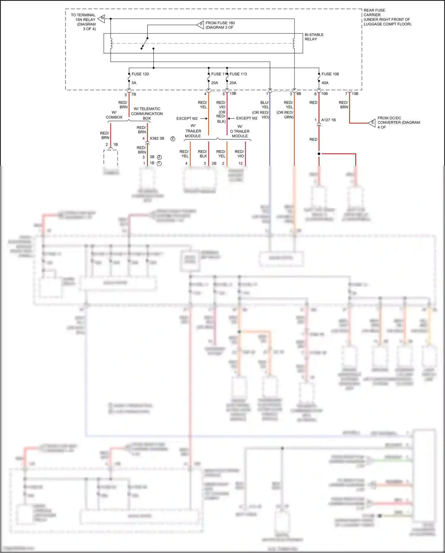 BMW 2 series F22/F23 facelift (2017-2021) steering column switch cluster wiring diagram  (16 of 16)